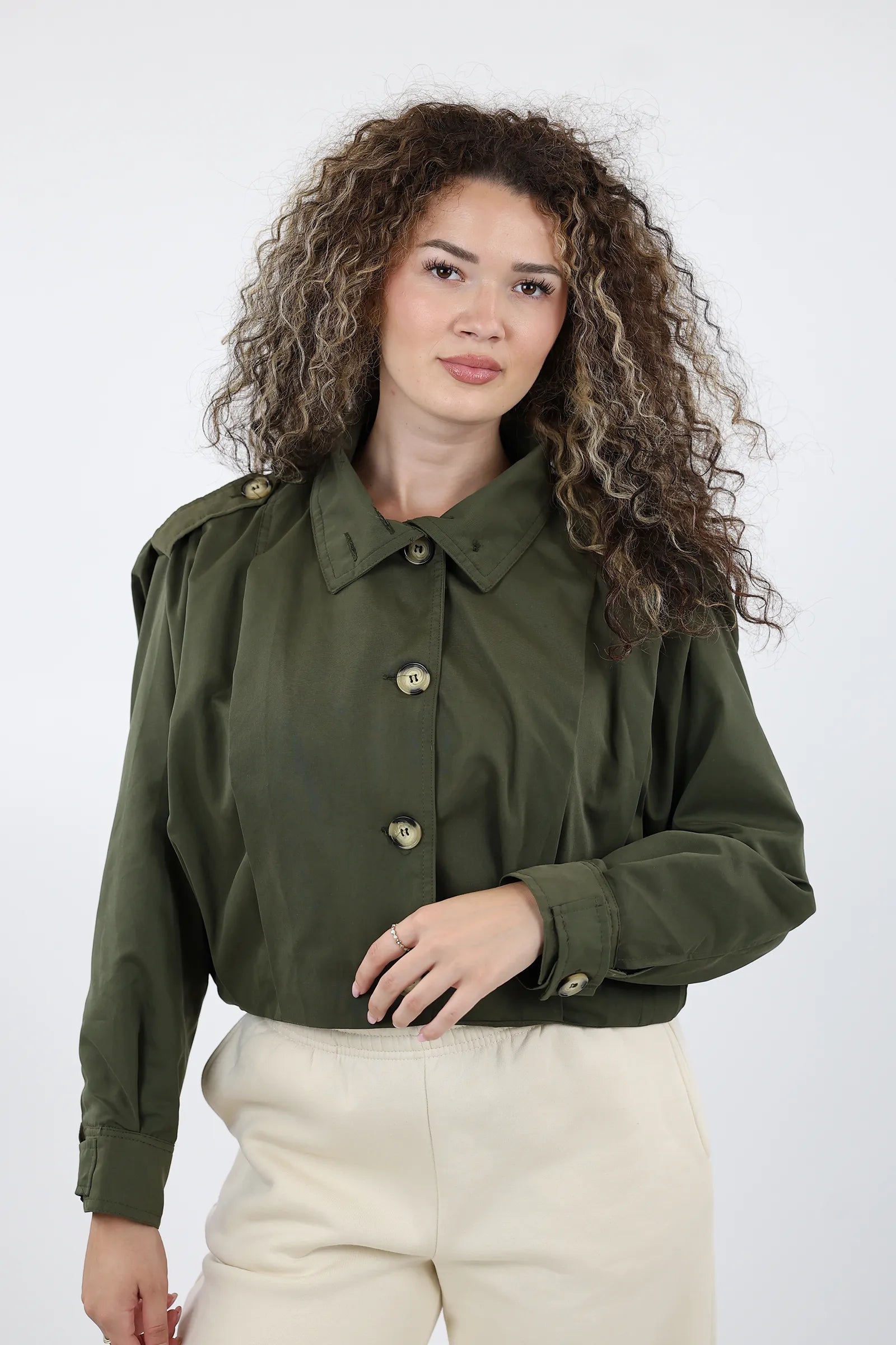 MANTIL OLIVE GREEN