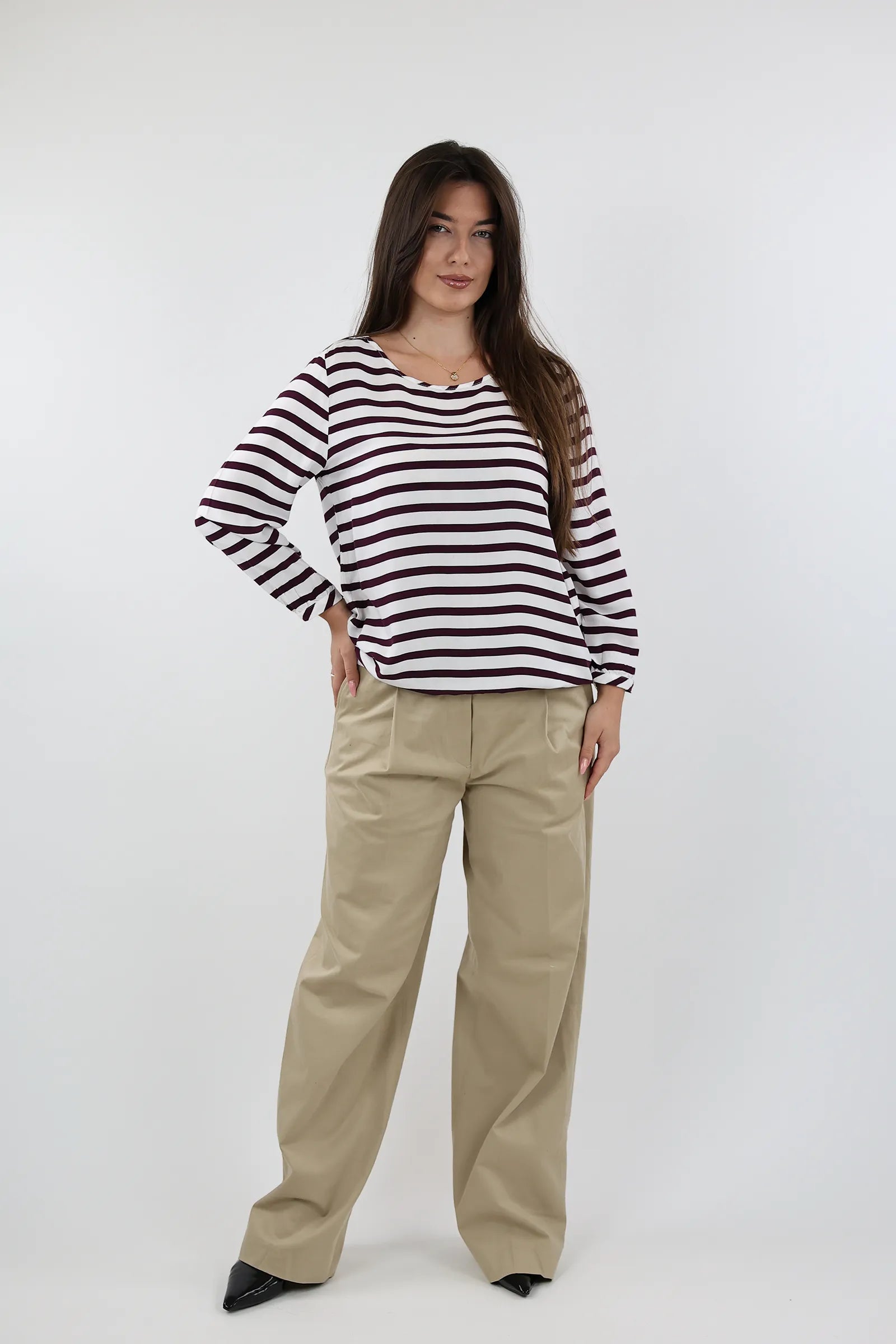 BLUZË WHITE STRIPED