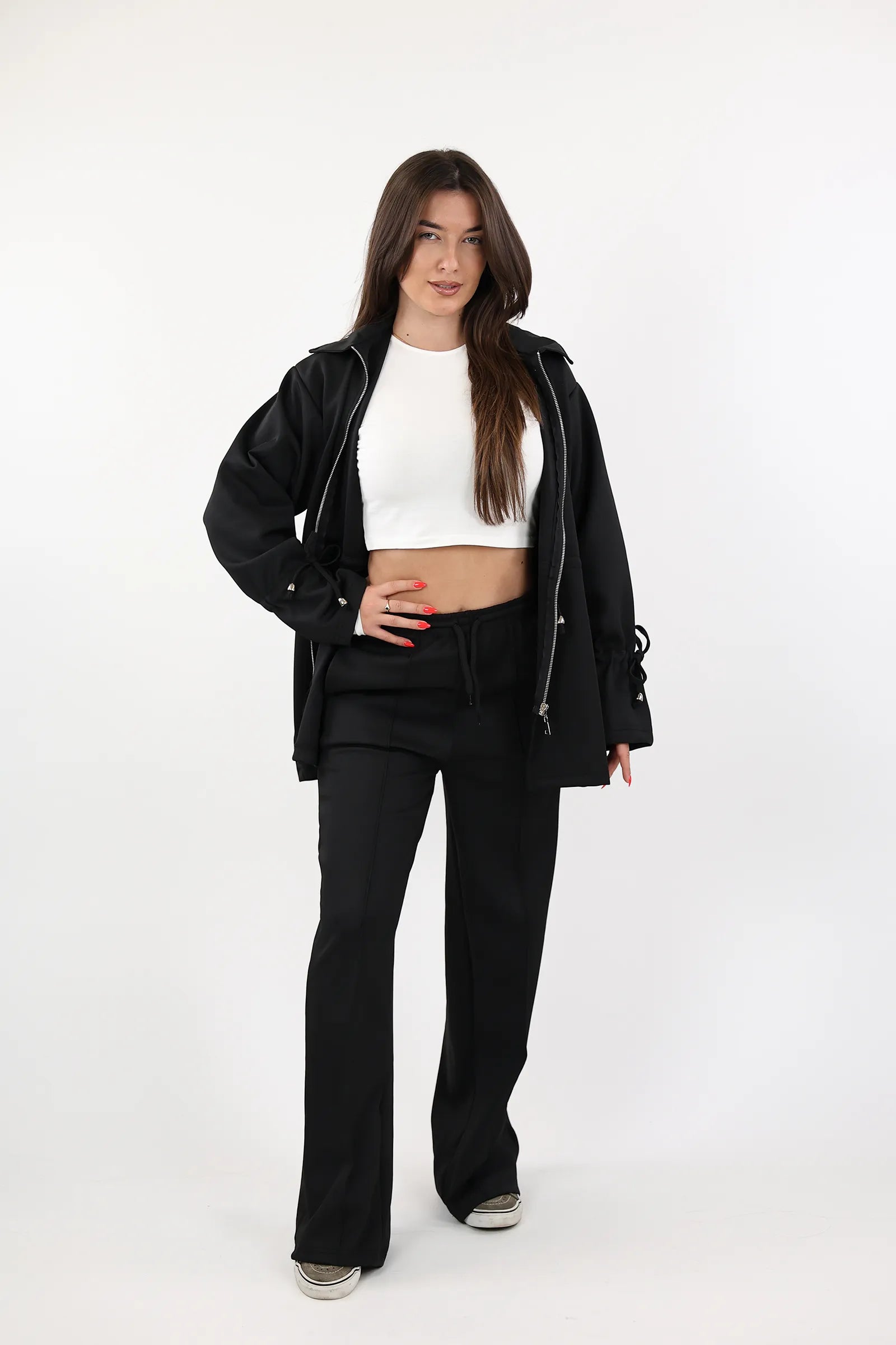 SET BLACK TRACKSUIT