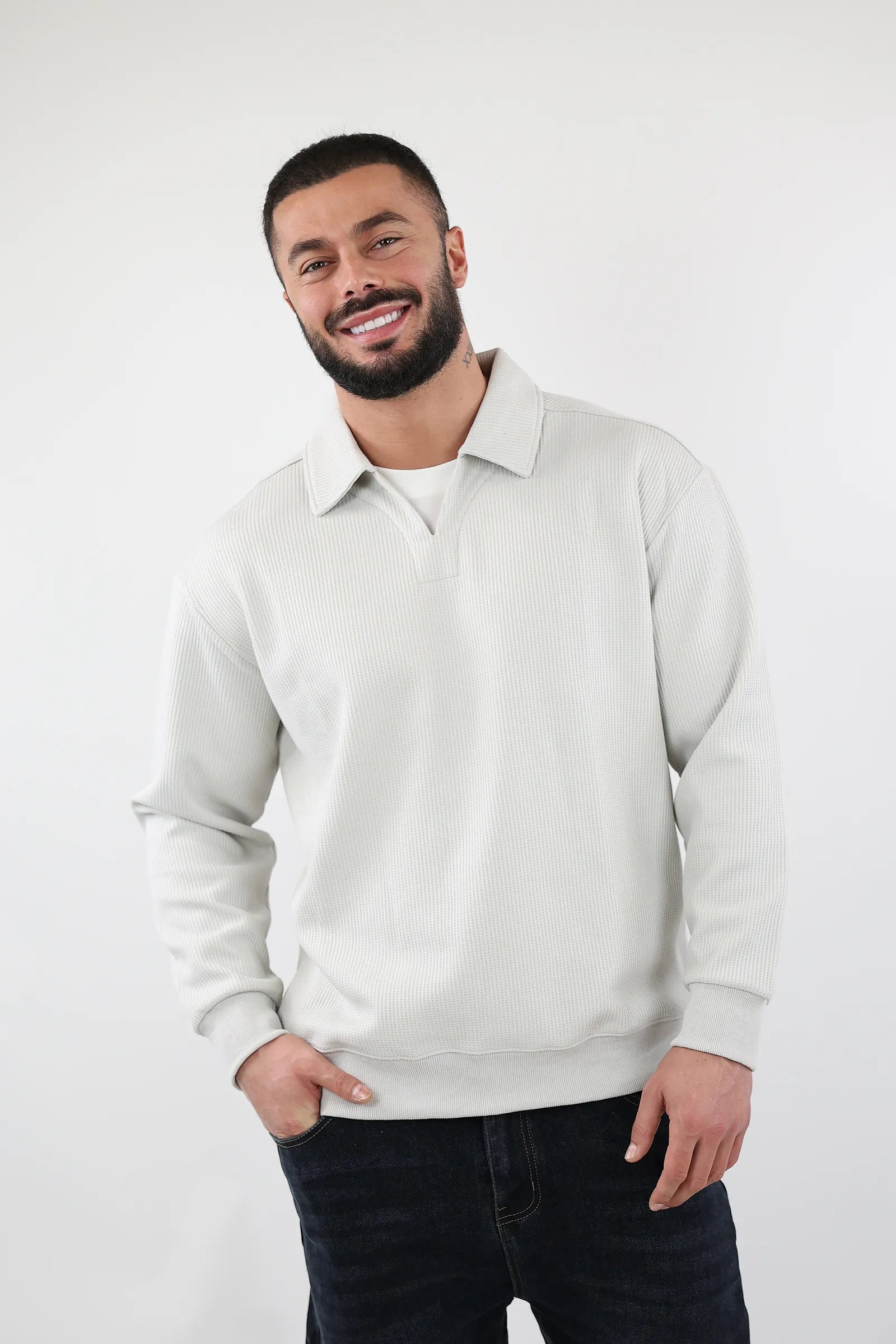 XHEMPER RIBBED POLO