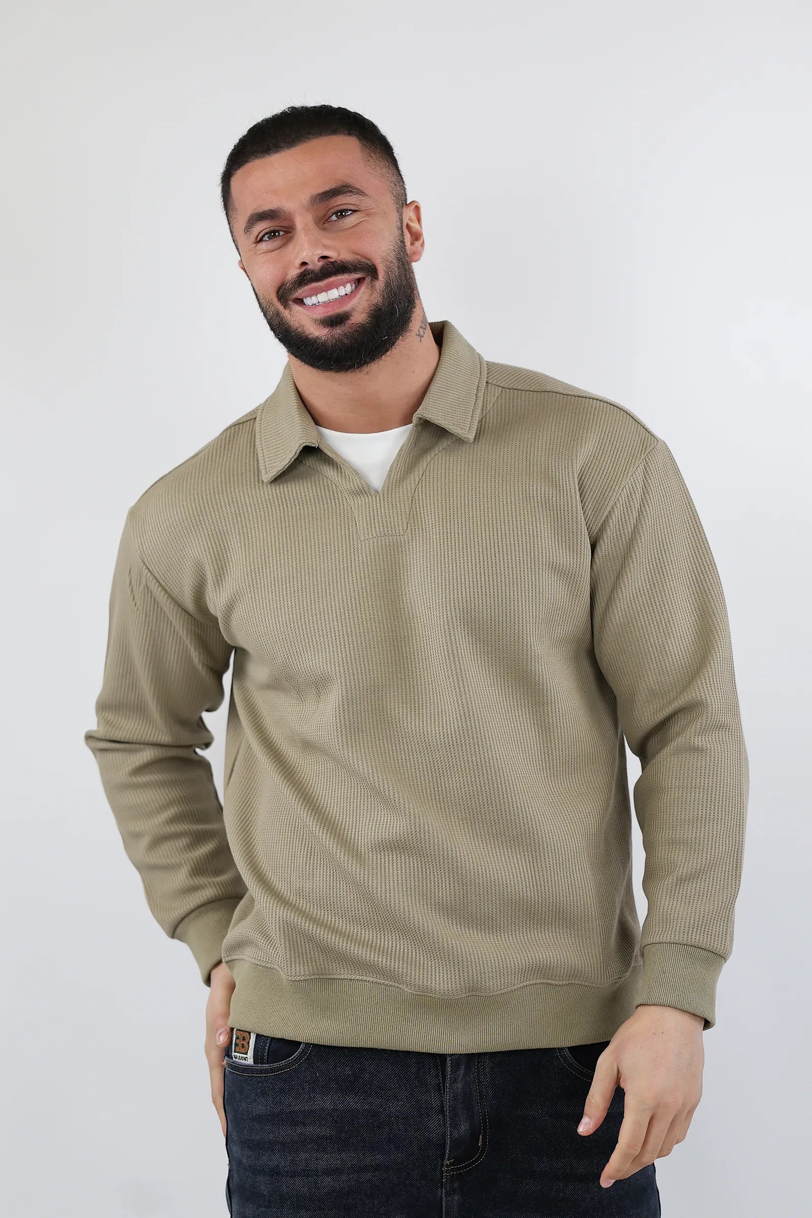 XHEMPER RIBBED POLO