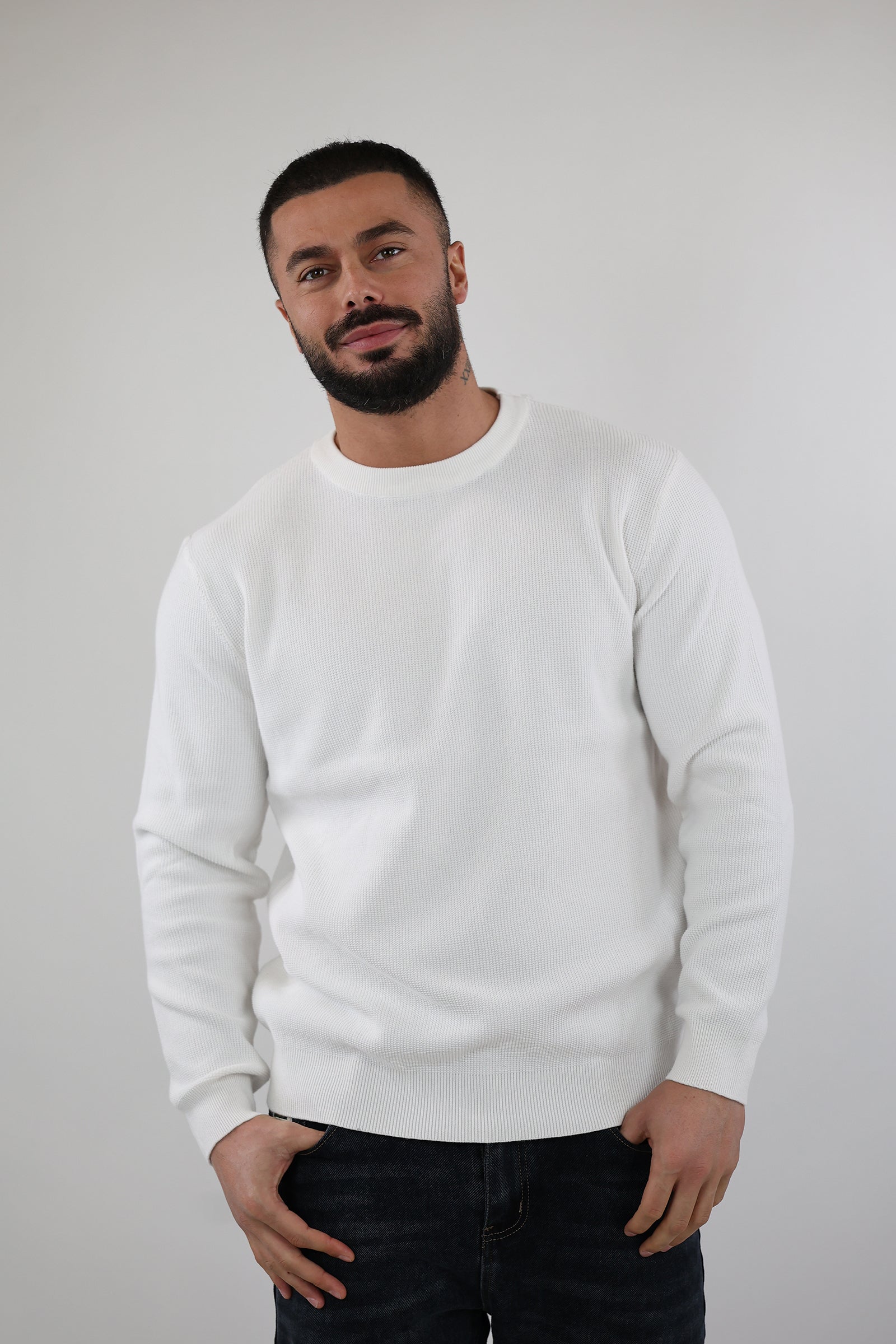 XHEMPER RIBBED CREWNECK