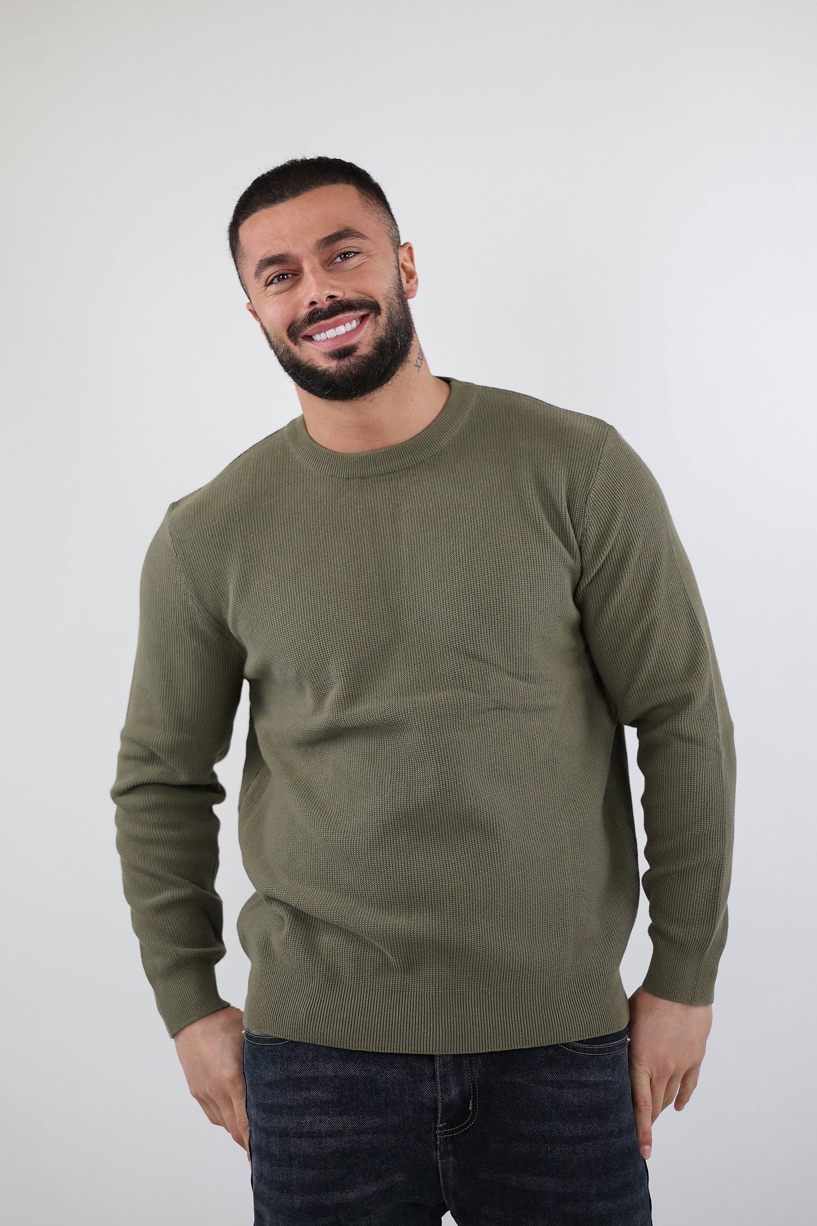 XHEMPER RIBBED CREWNECK