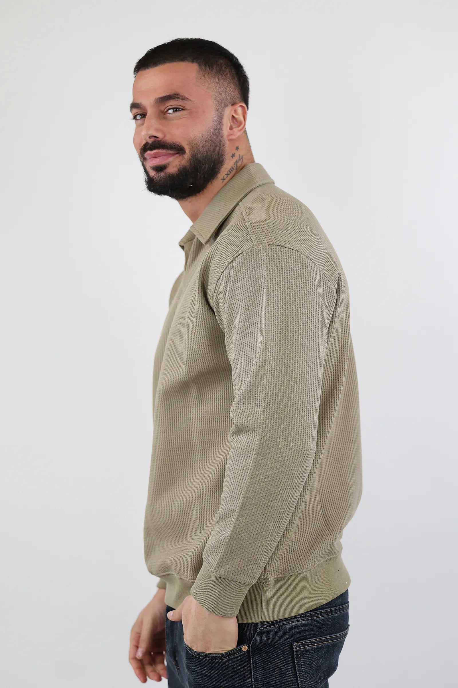 XHEMPER RIBBED POLO