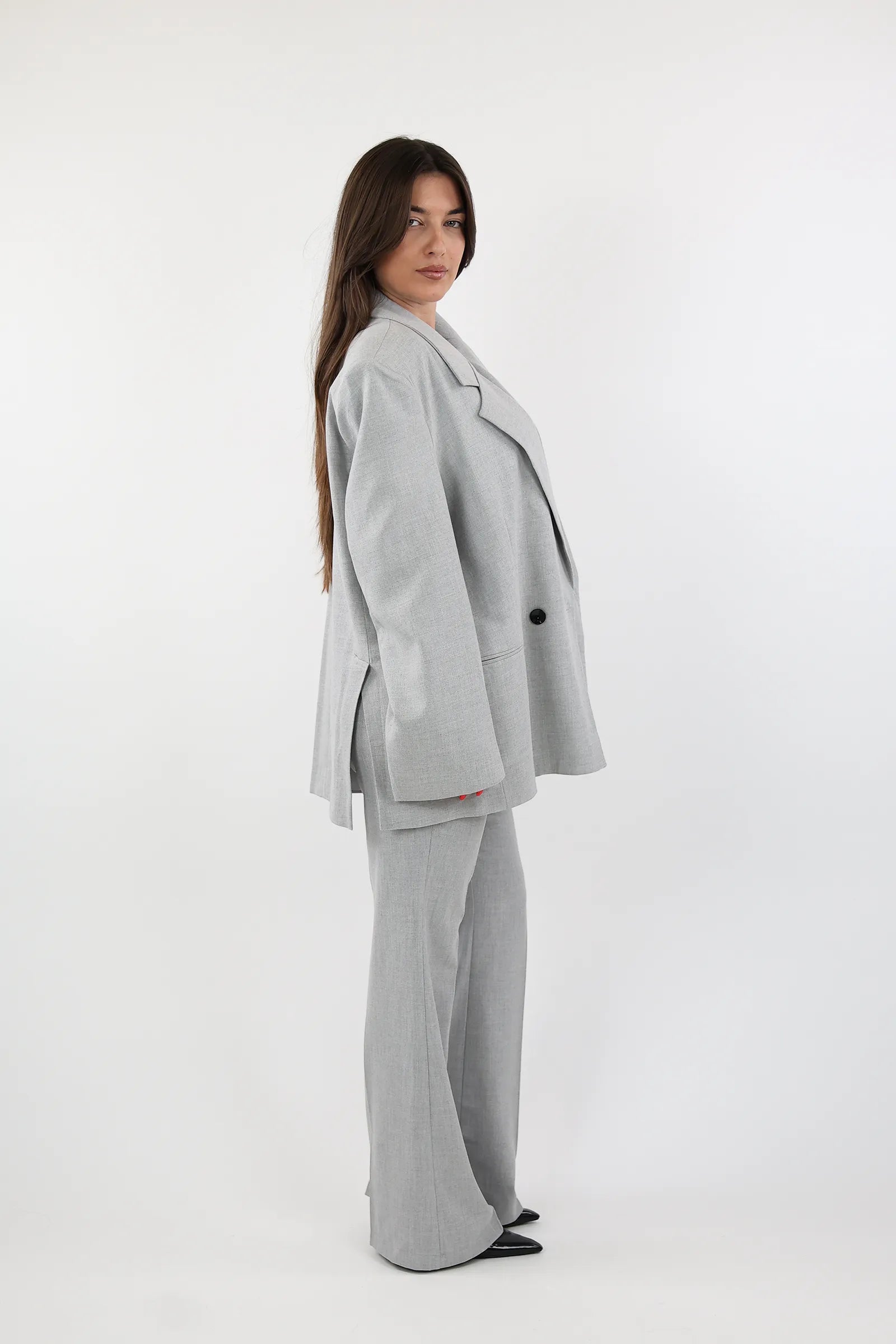 SAKO OVERSIZED LIGHT GREY