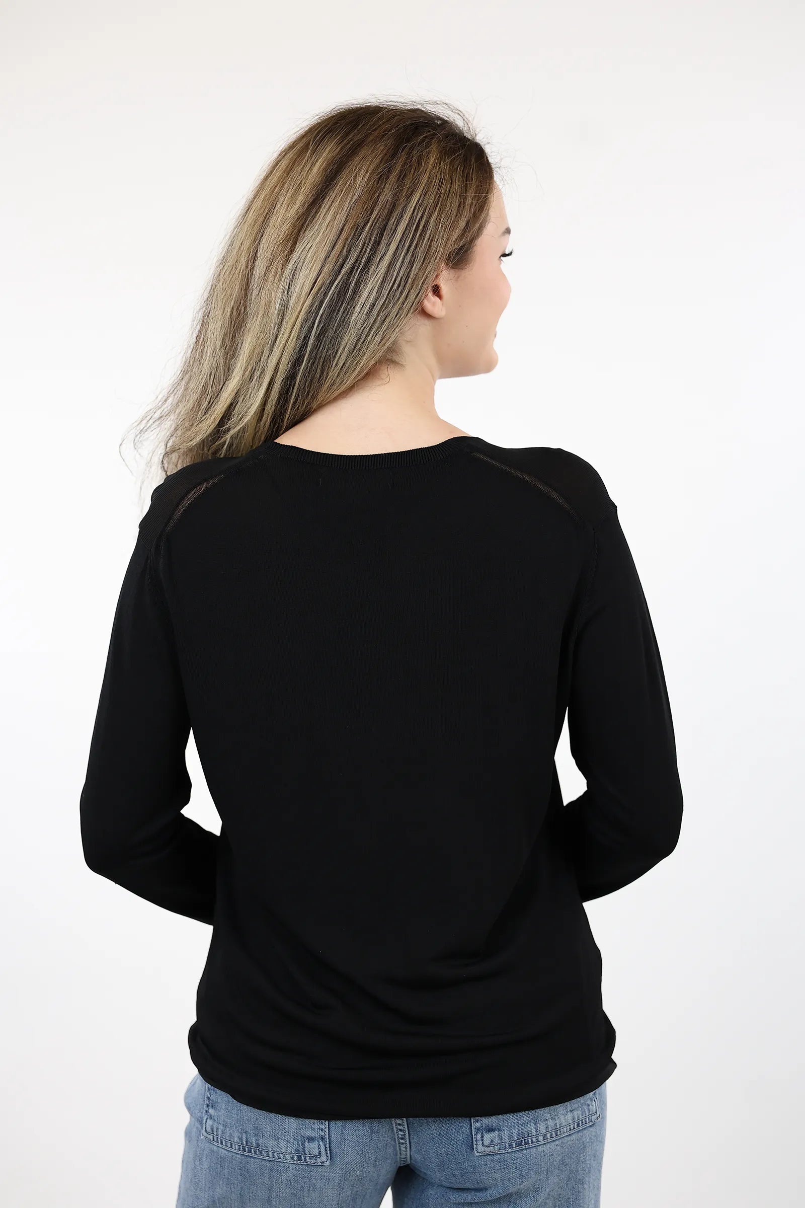 BLUZË SOFT BASIC V-NECK