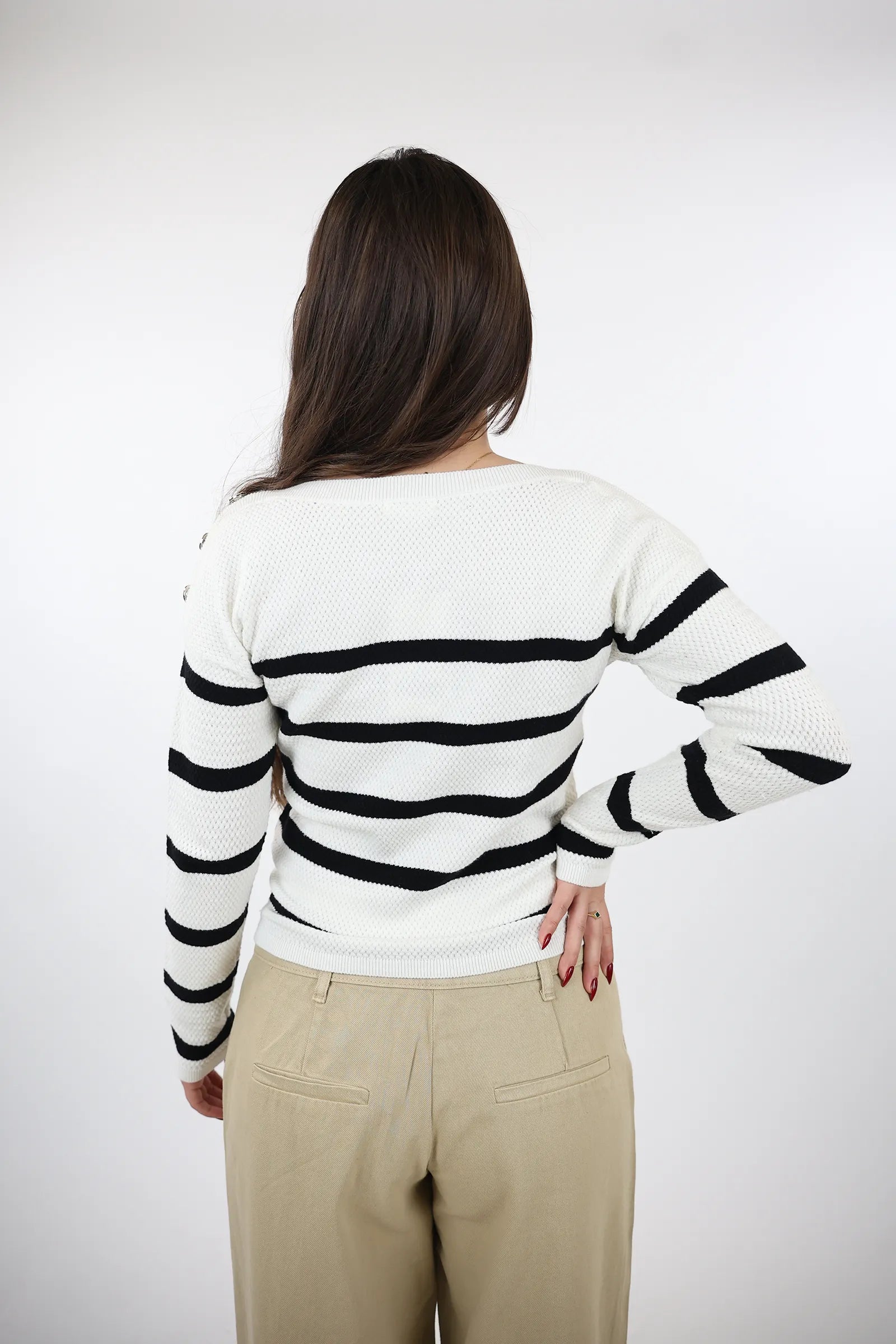 XHEMPER STRIPED SWEATER