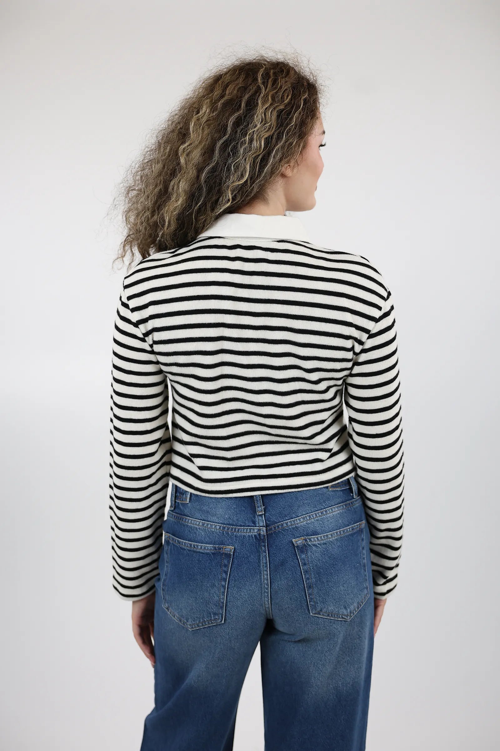 XHEMPER STRIPED COLLARED