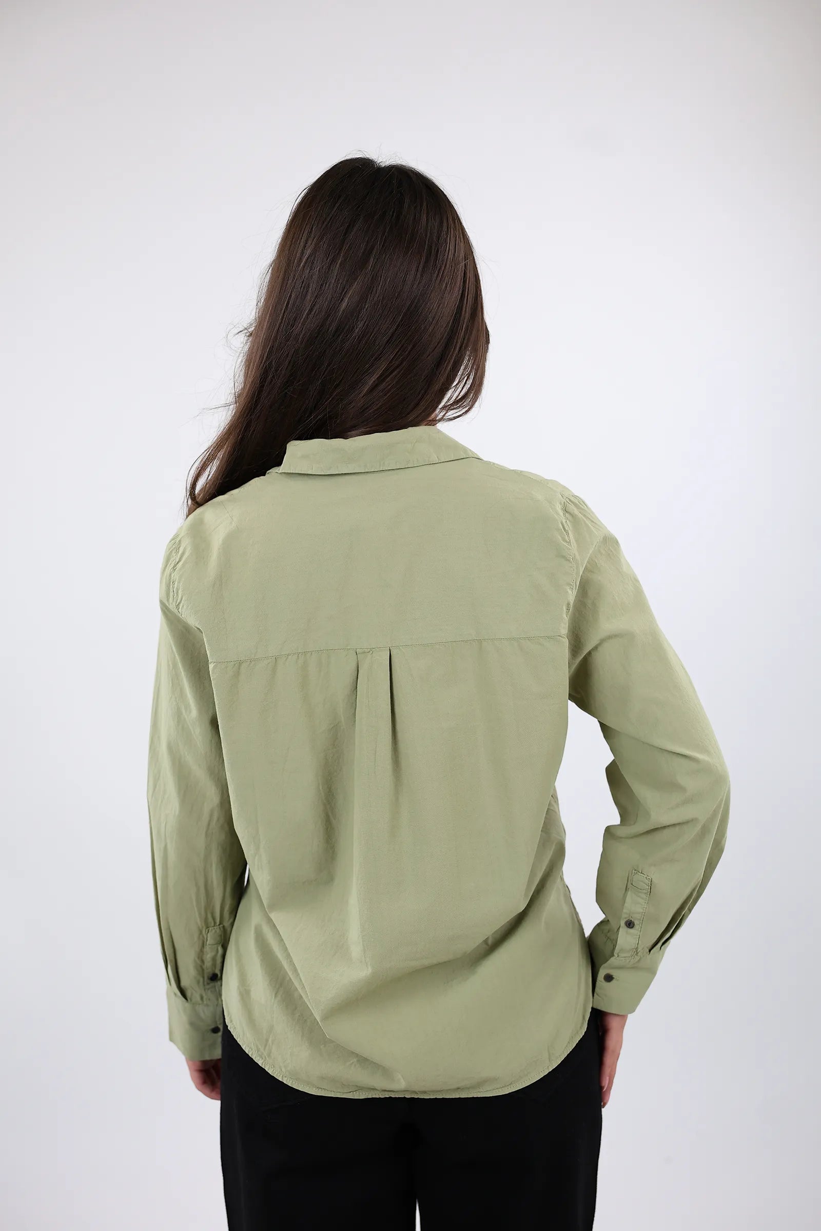 KËMISHË  OLIVE GREEN POCKETS