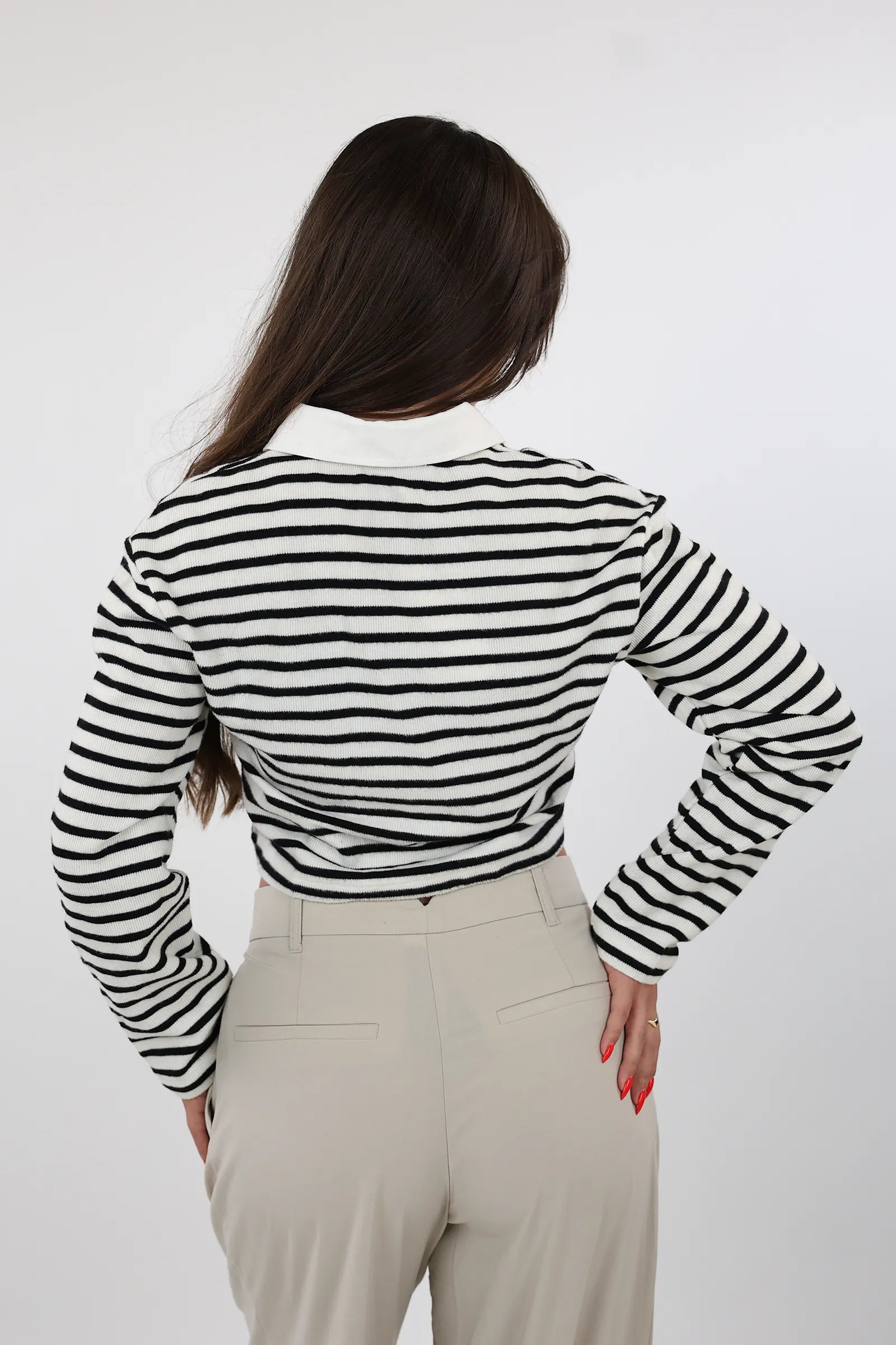 XHEMPER STRIPED COLLARED