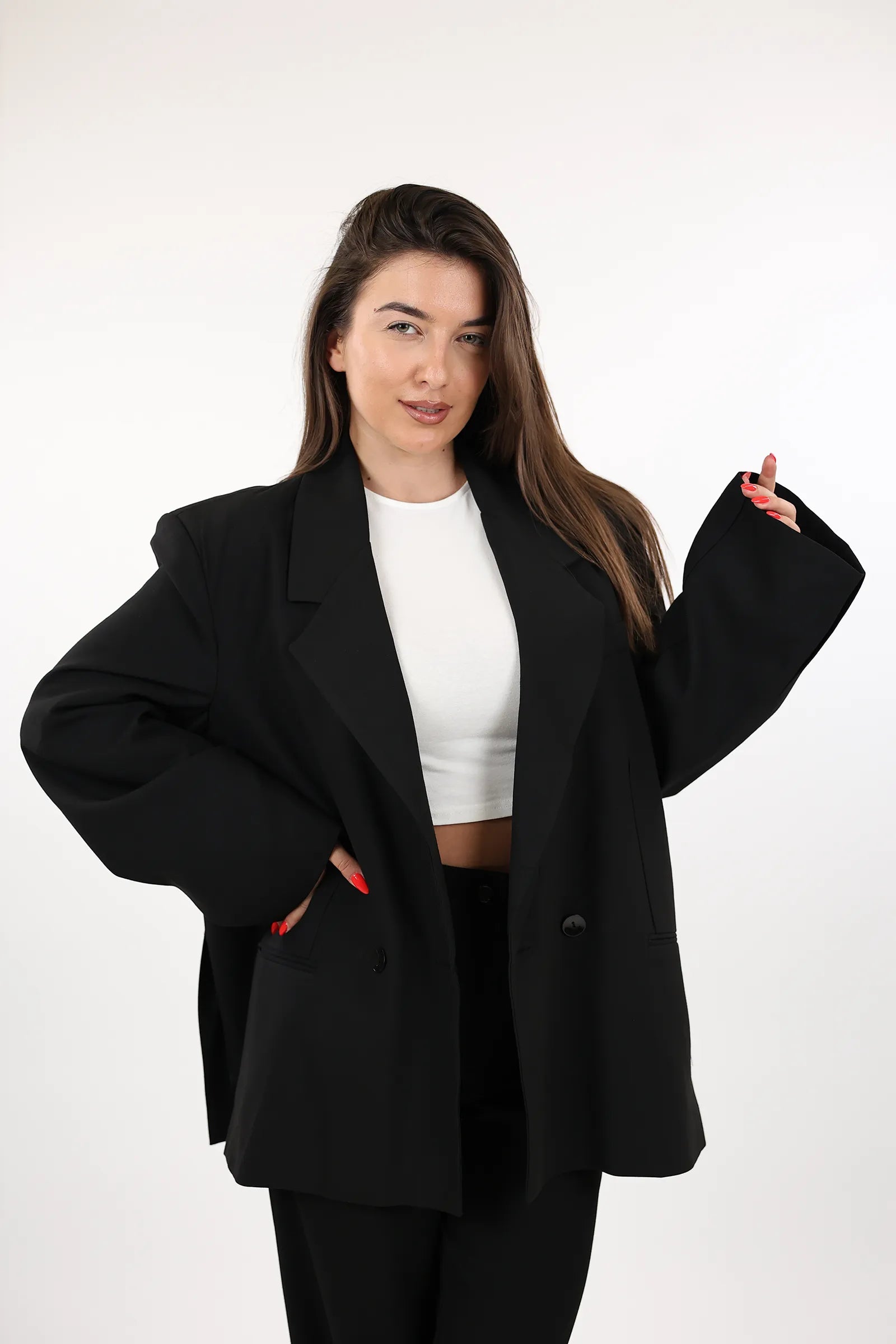 SAKO OVERSIZED LIGHT GREY