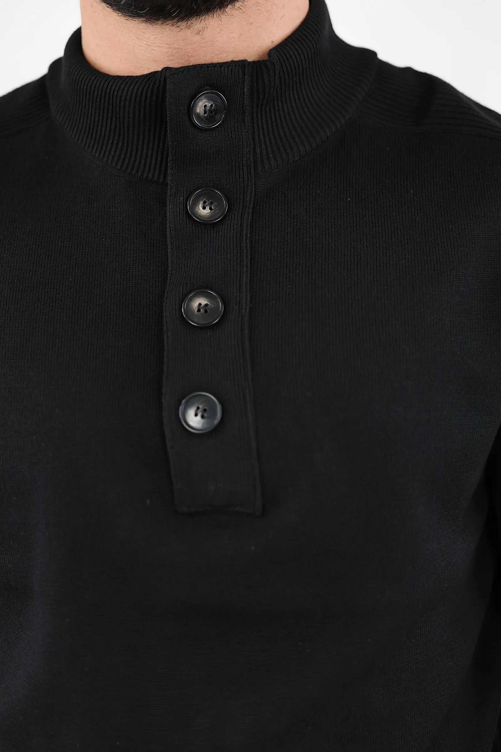 XHEMPER BUTTON UP MOCK