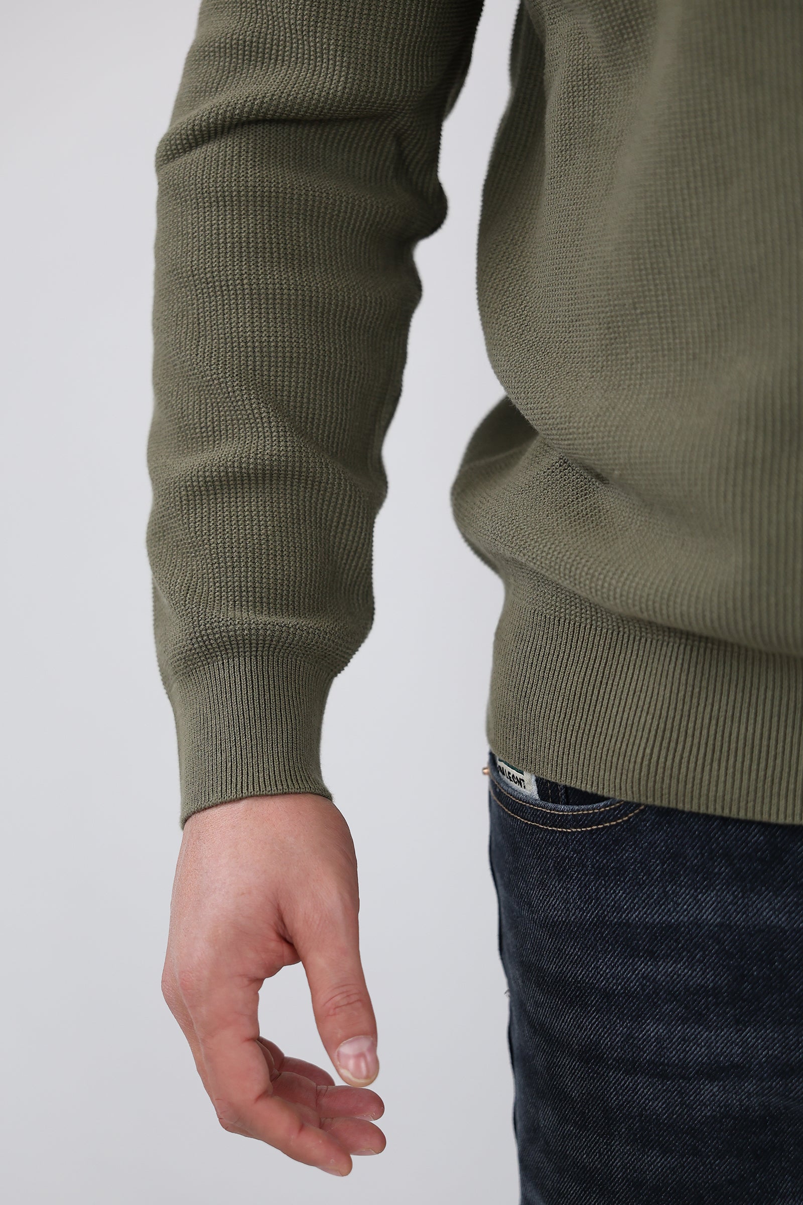 XHEMPER RIBBED CREWNECK