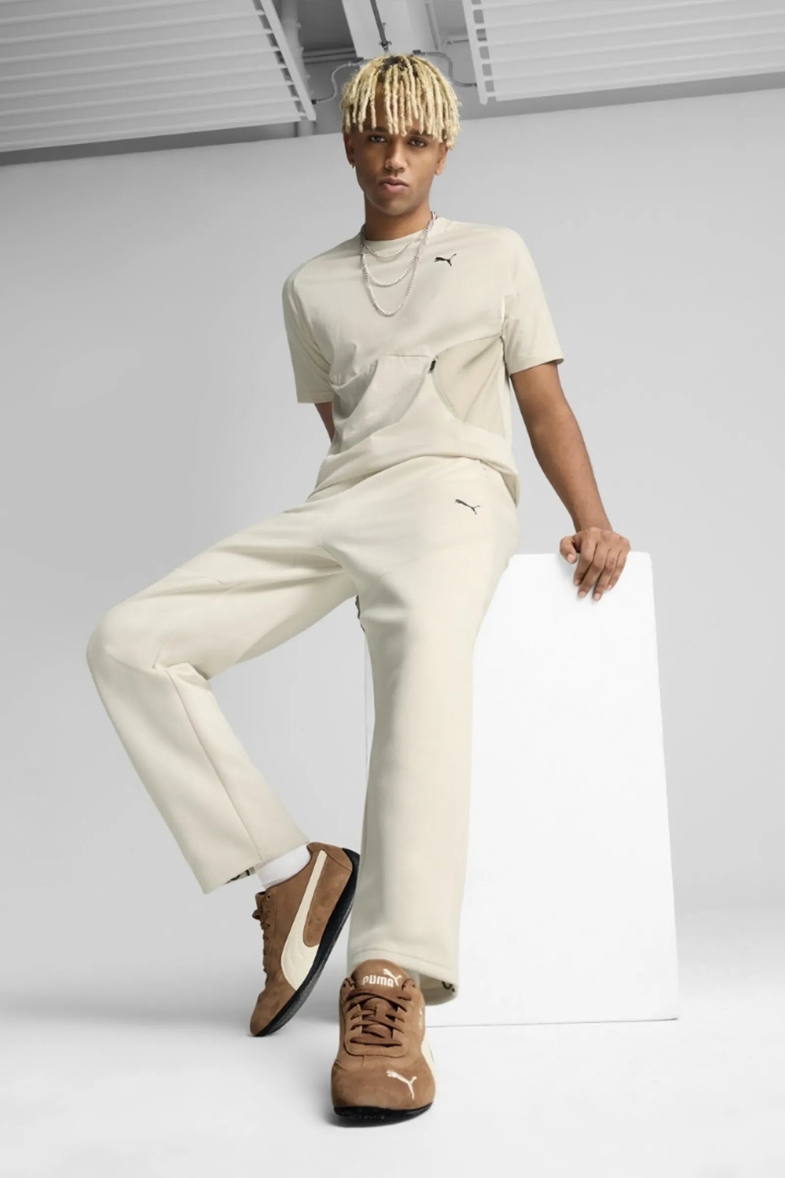 TRENERKA PUMA SWEATPANTS WITH ELASTIC DK OP