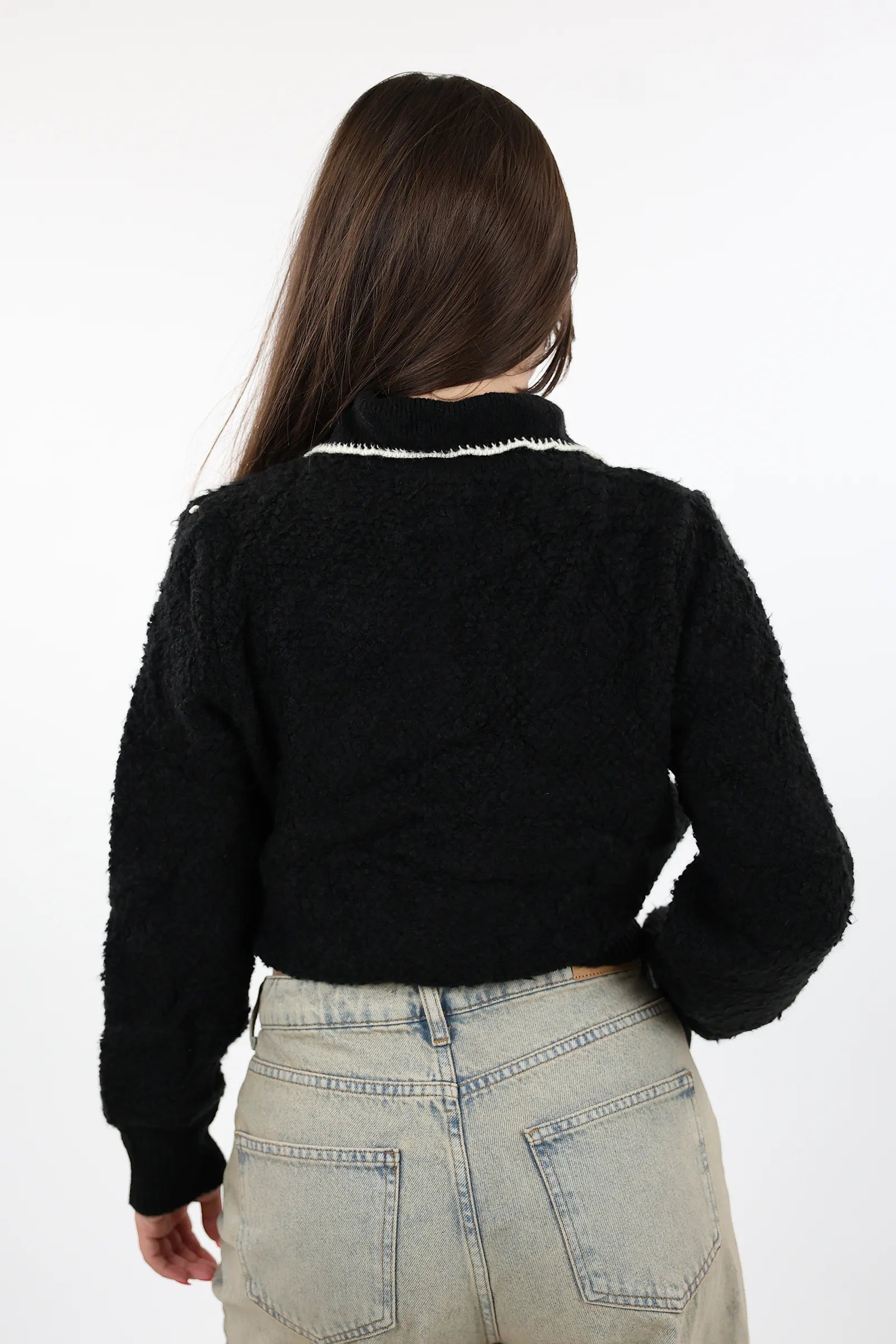 XHEMPER CONTRAST CARDIGAN