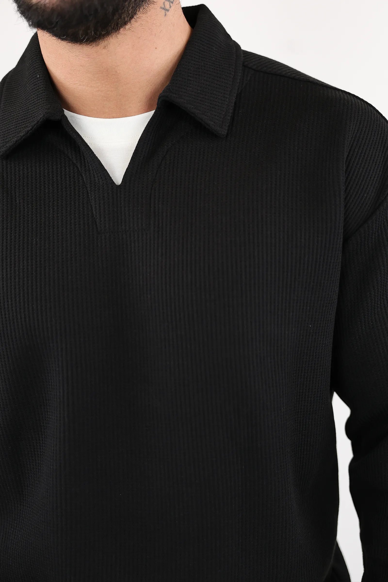 XHEMPER RIBBED POLO