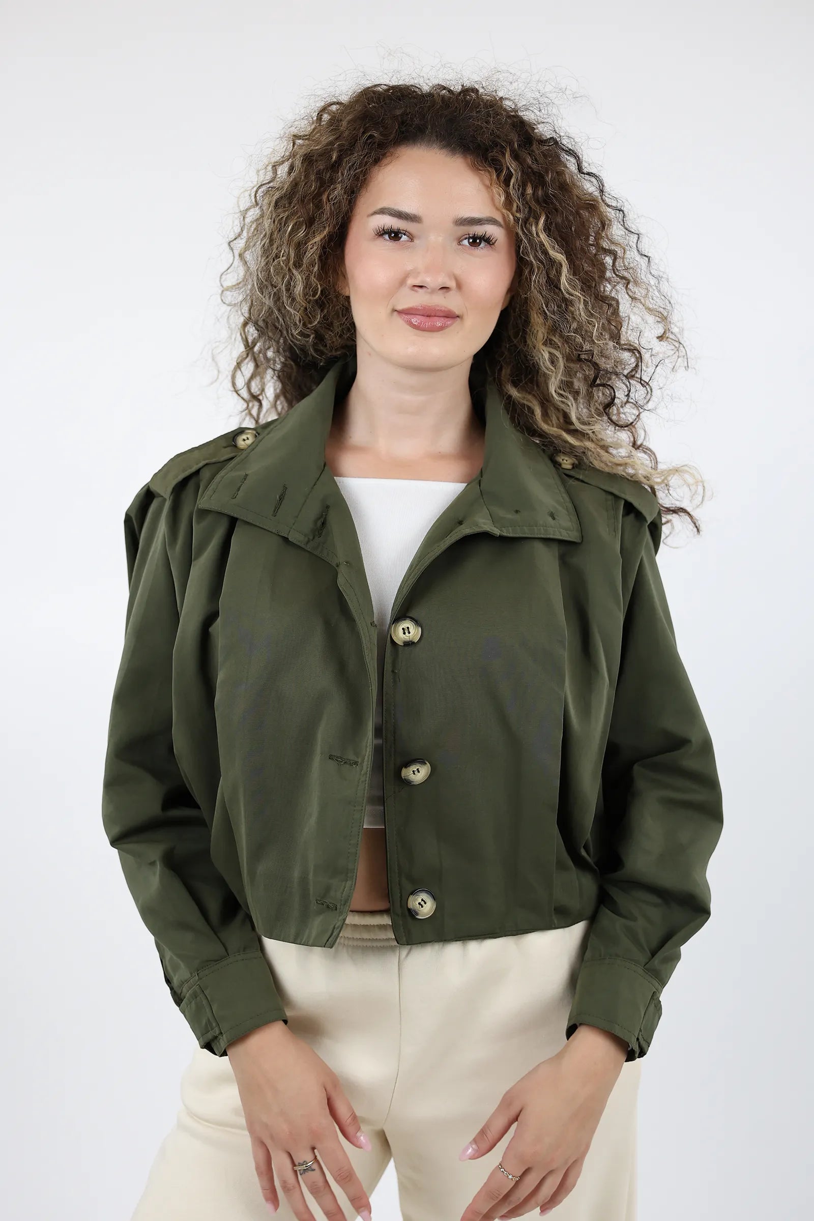 MANTIL OLIVE GREEN