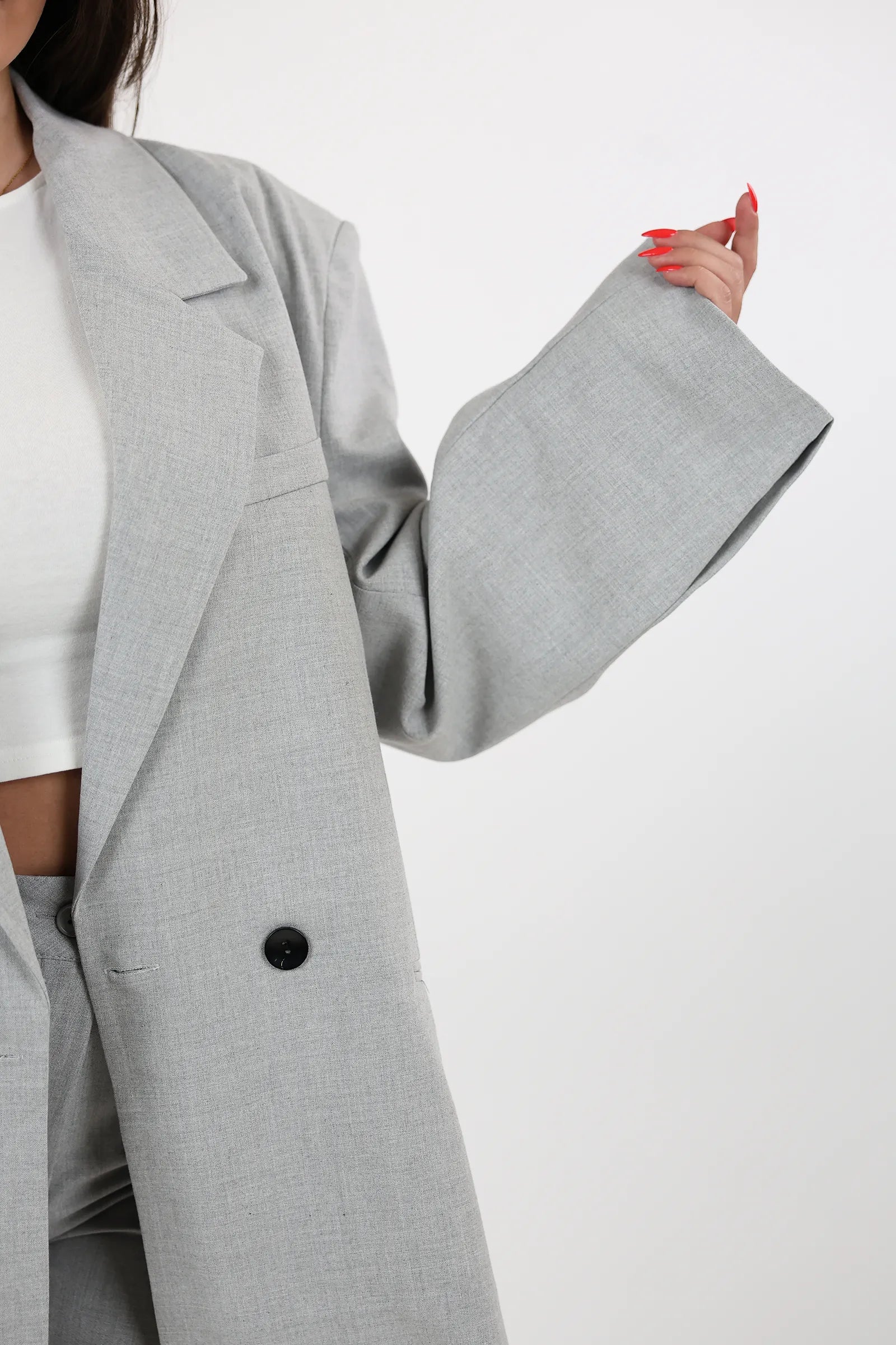 SAKO OVERSIZED LIGHT GREY