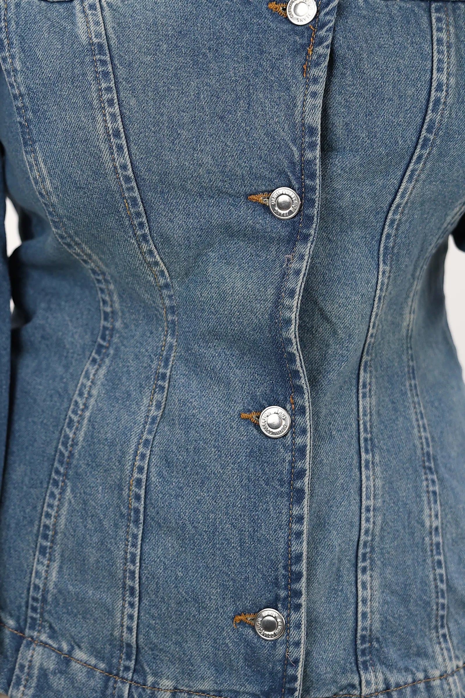 JAKNE DENIM ASYMMETRIC