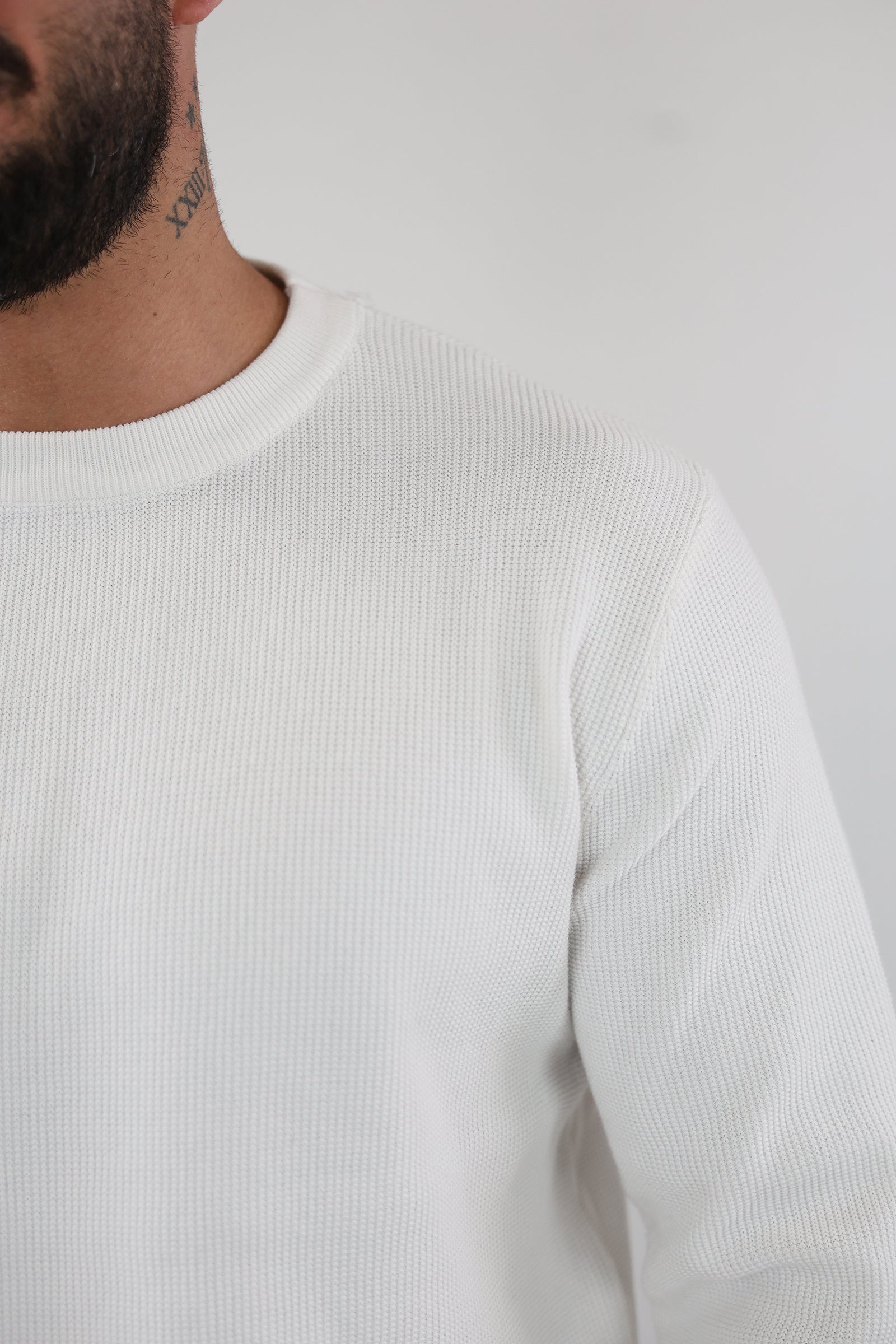 XHEMPER RIBBED CREWNECK