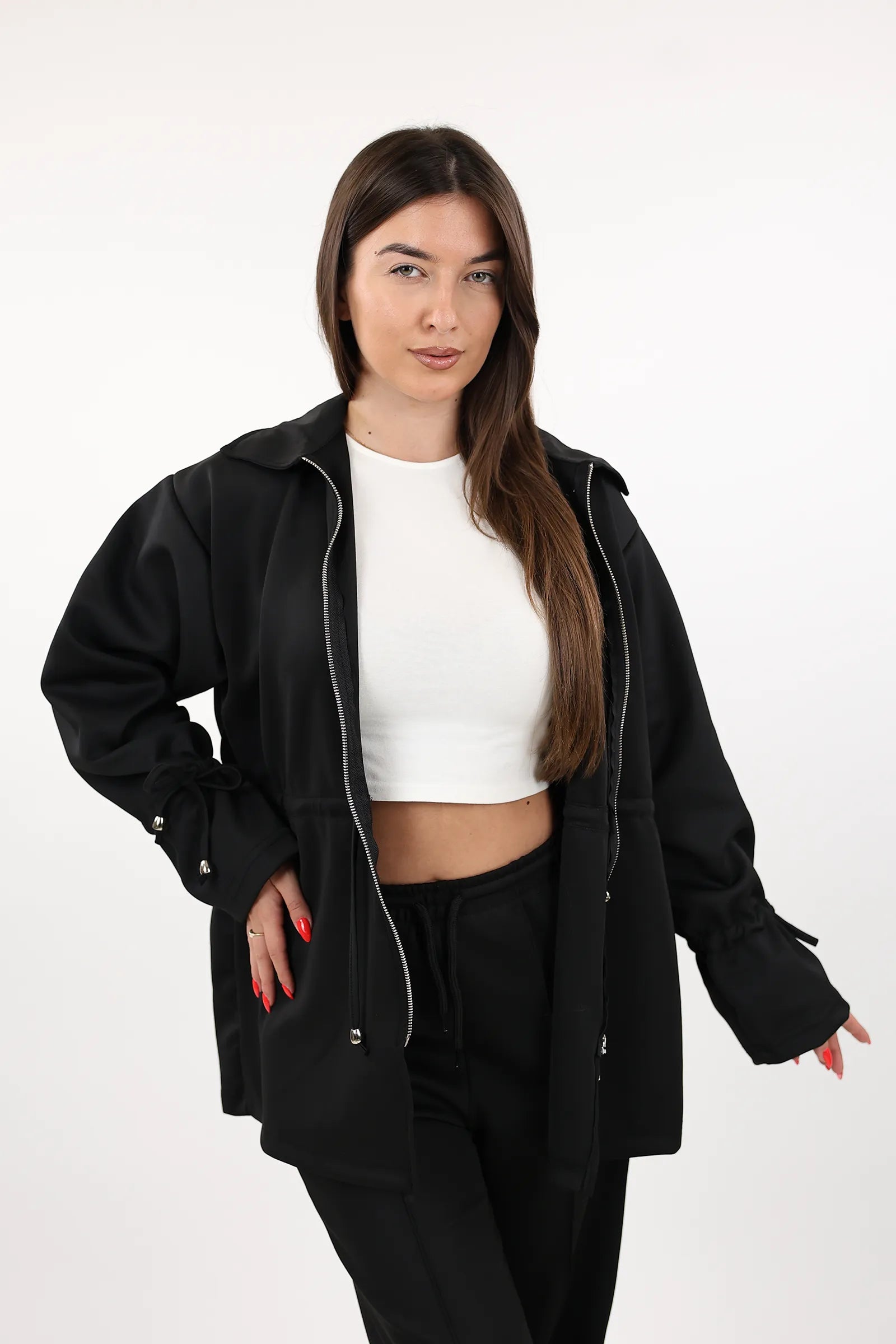 SET BLACK TRACKSUIT