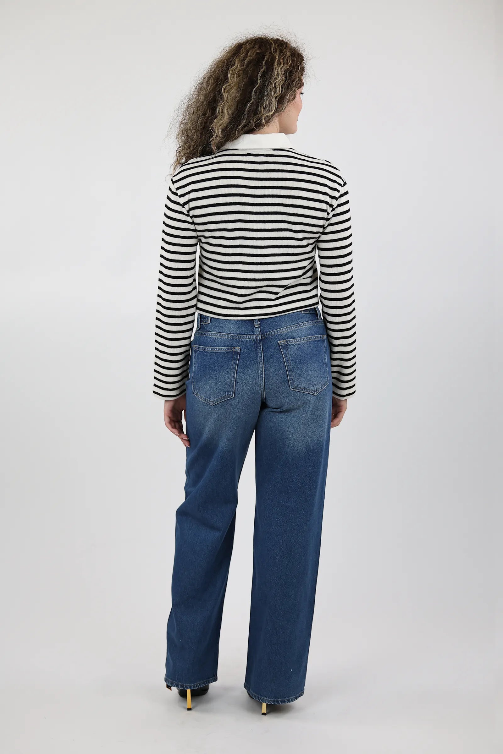 XHEMPER STRIPED COLLARED