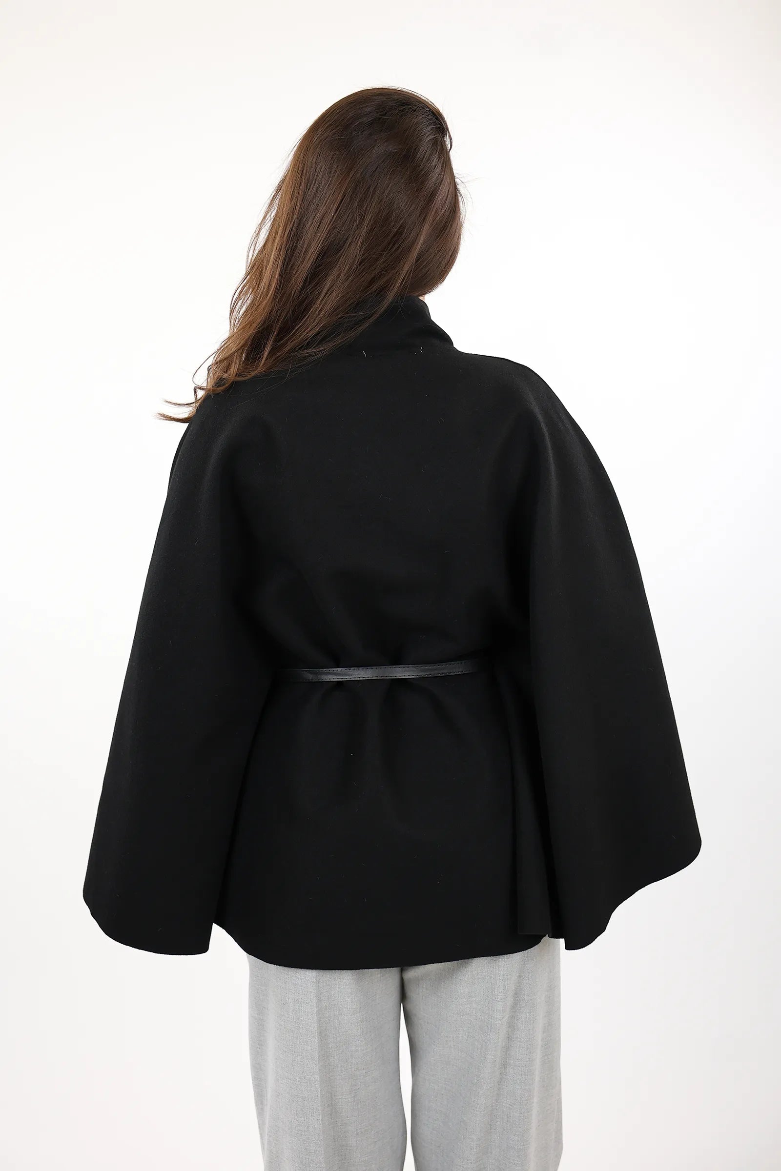 PALLTO BELTED PONCHO