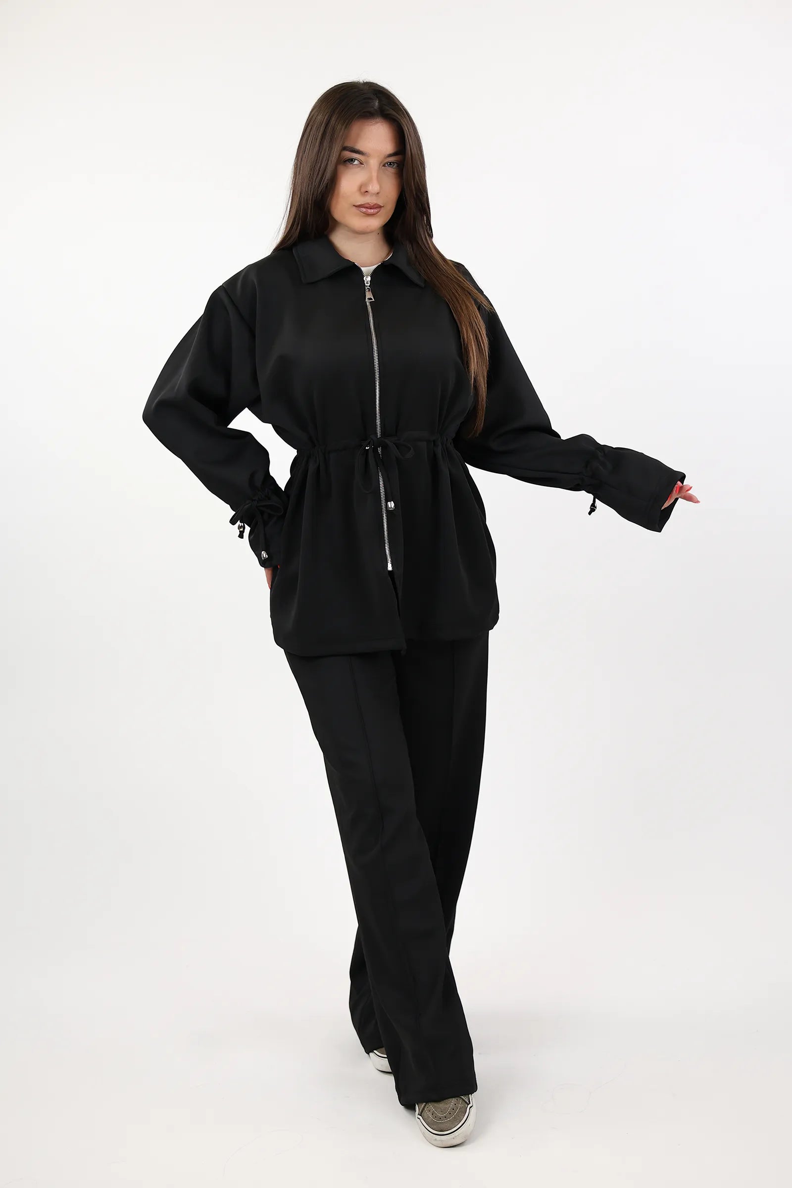 SET BLACK TRACKSUIT