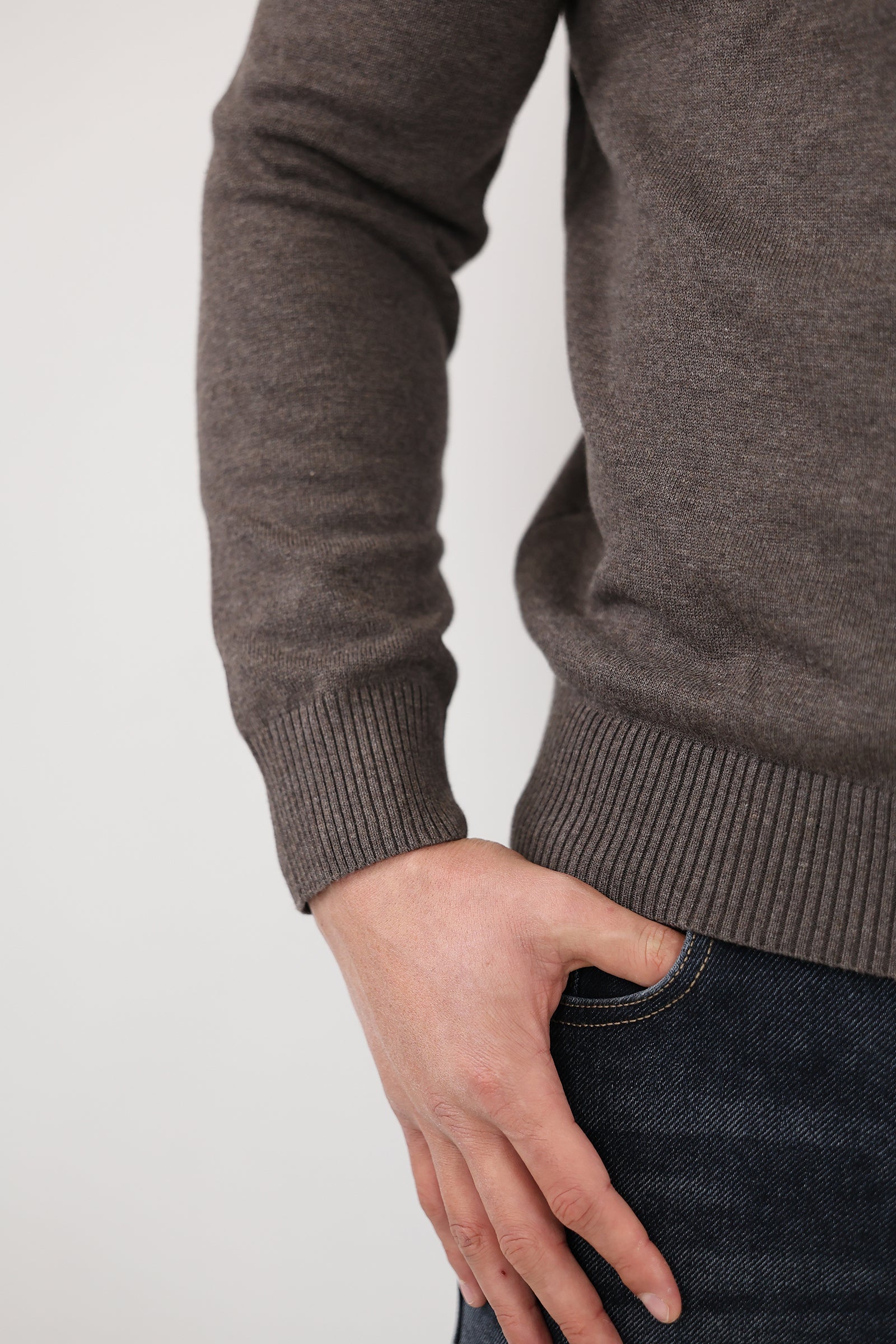 XHEMPER BUTTON UP MOCK