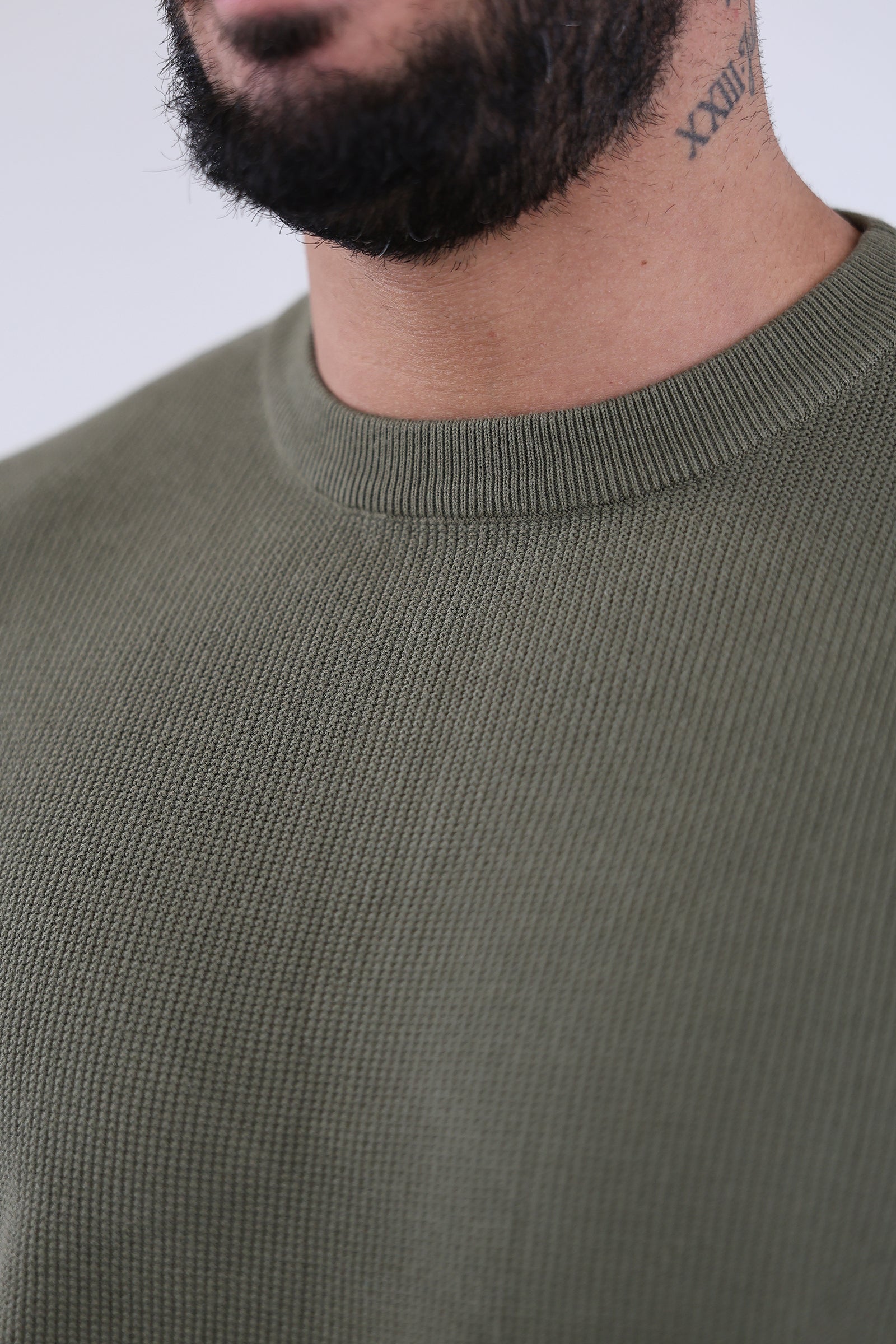 XHEMPER RIBBED CREWNECK