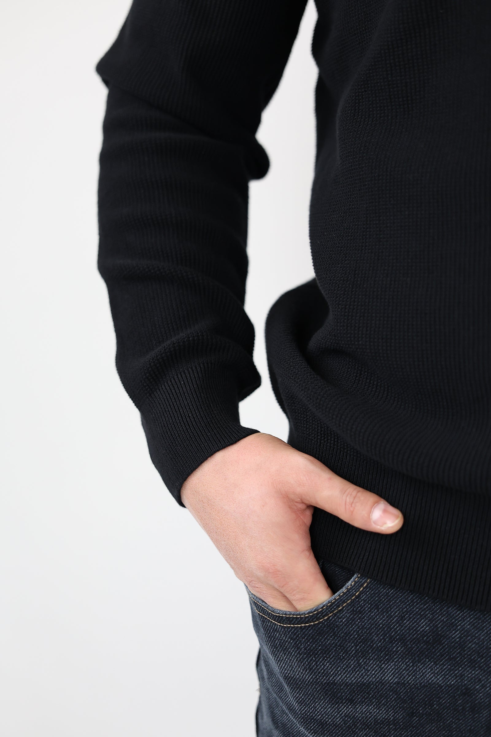 XHEMPER RIBBED CREWNECK