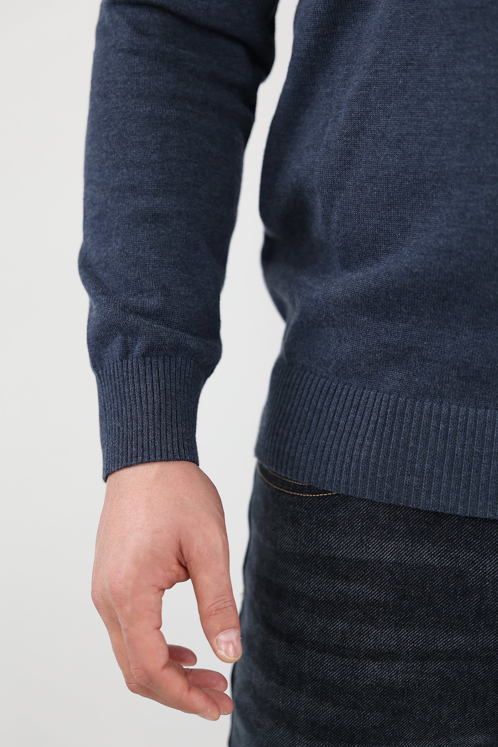 XHEMPER BUTTON UP MOCK