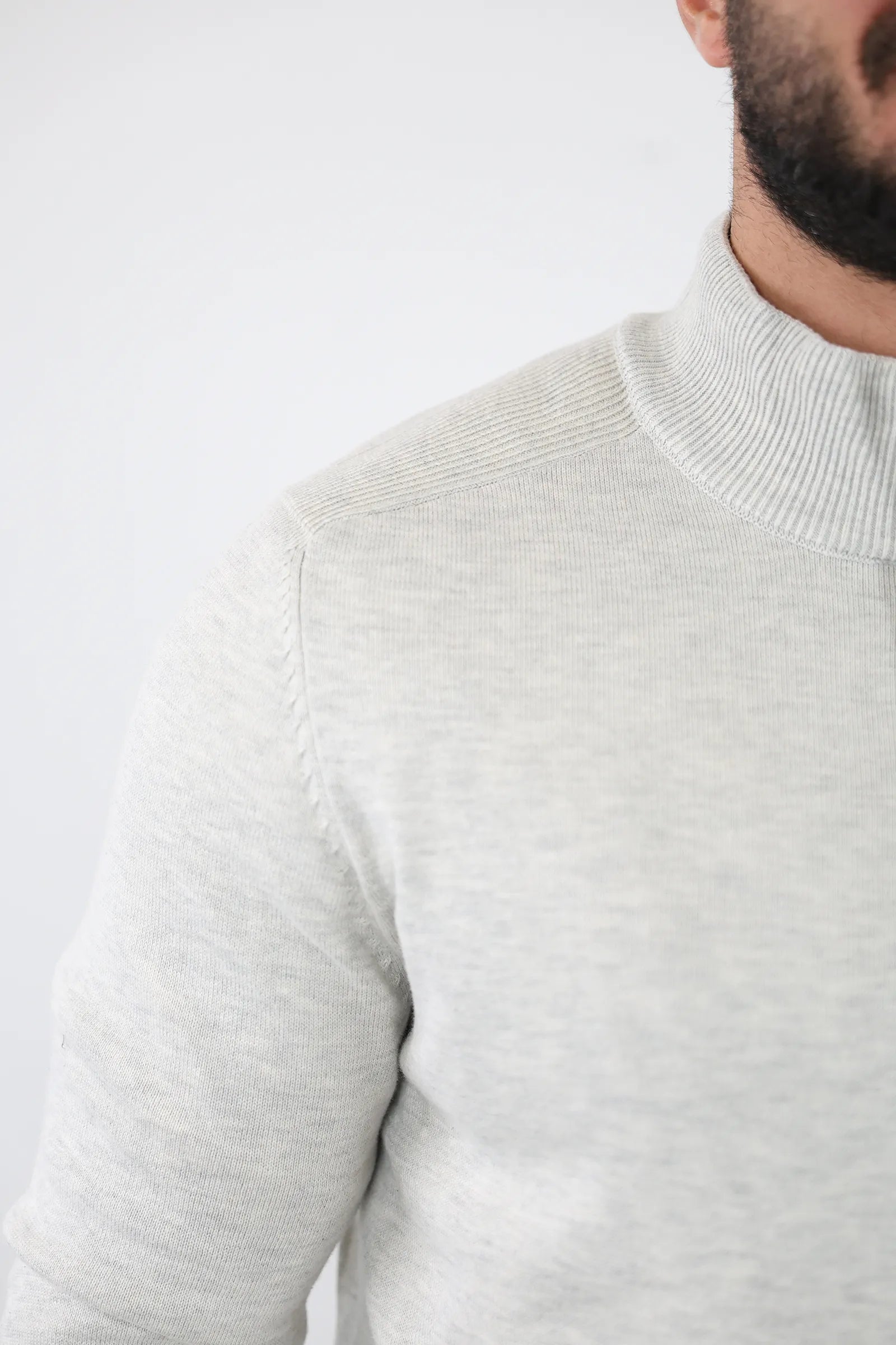 XHEMPER BUTTON UP MOCK