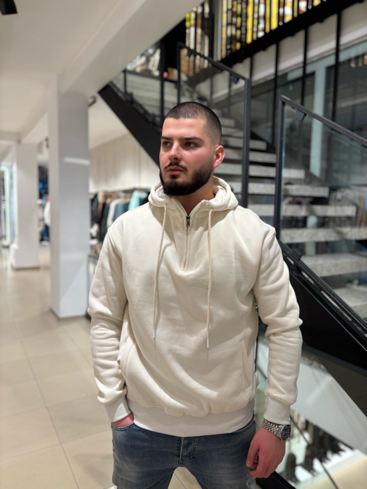DUKS HALF ZIP