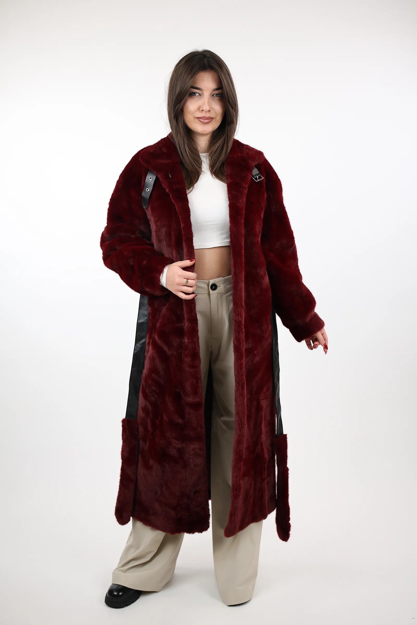 JAKNE Oversized  Faux Fur