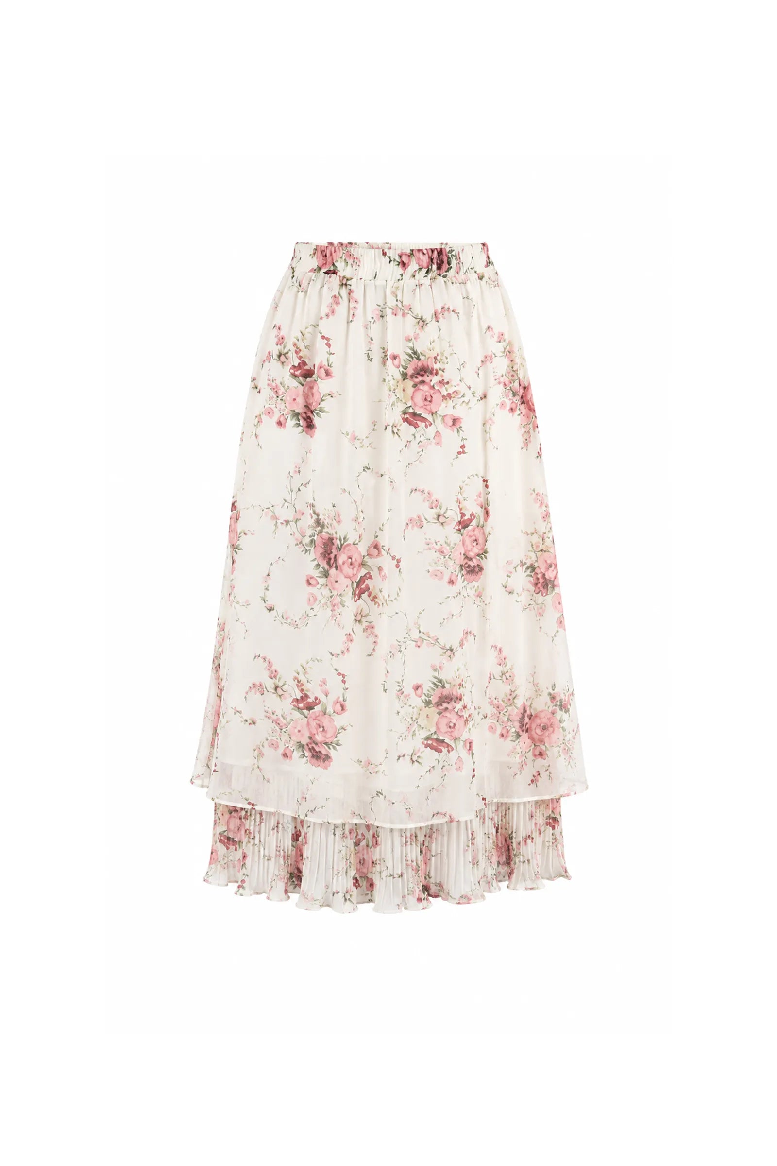 Fund floral midi