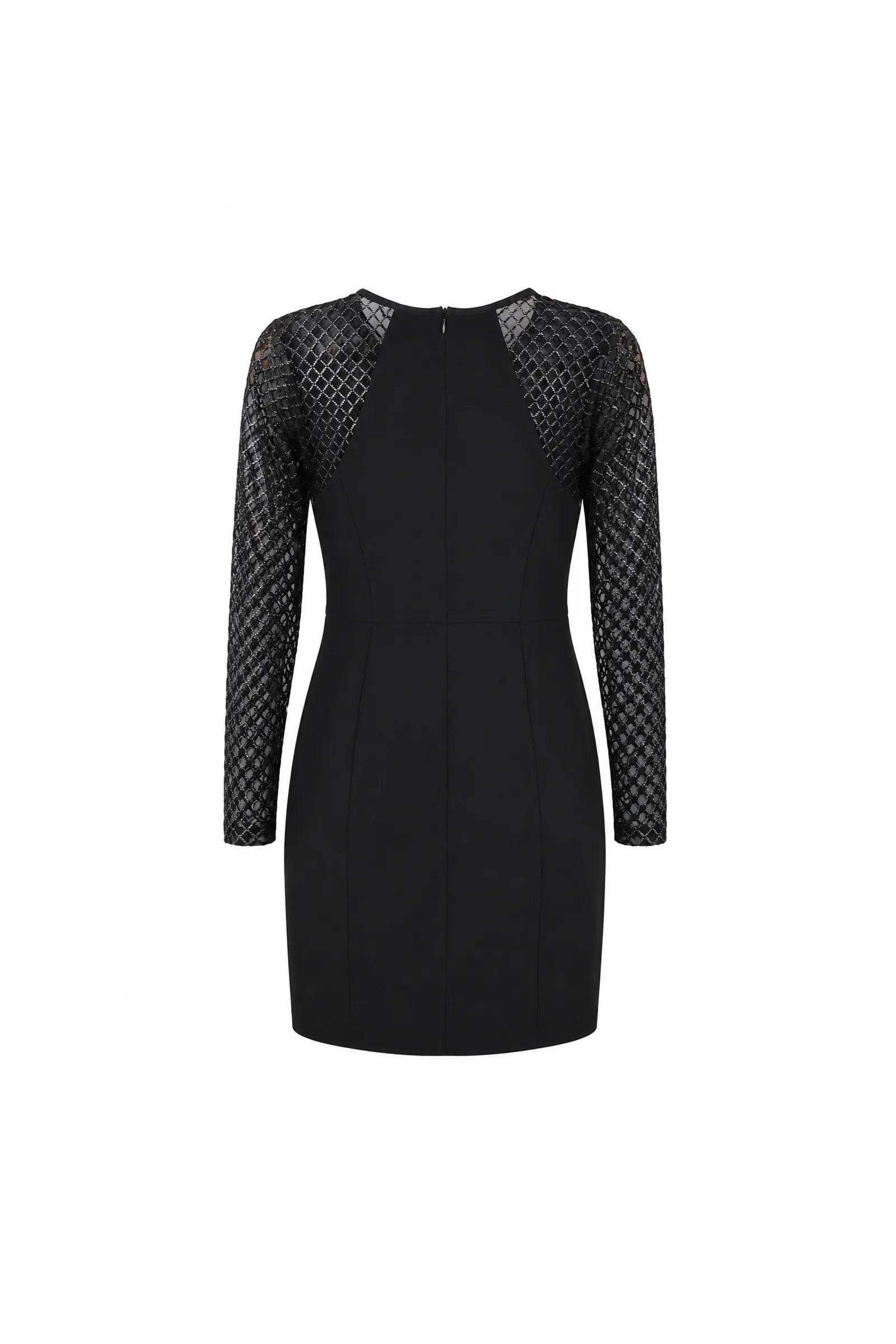 Fustan illusion neckline