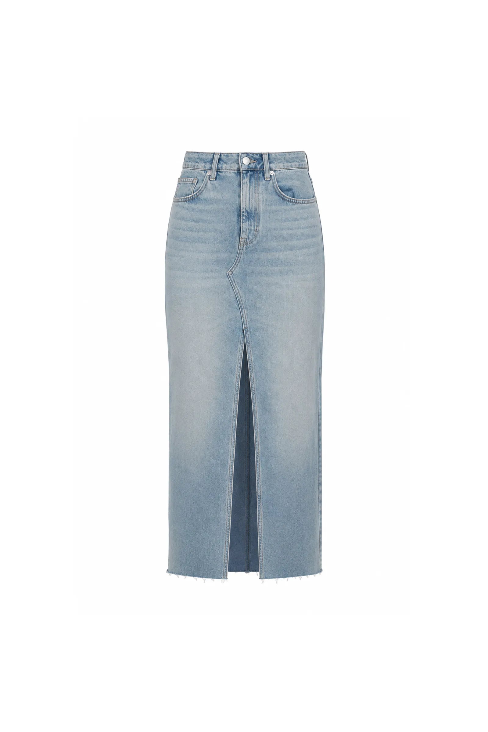 Fund front slit denim