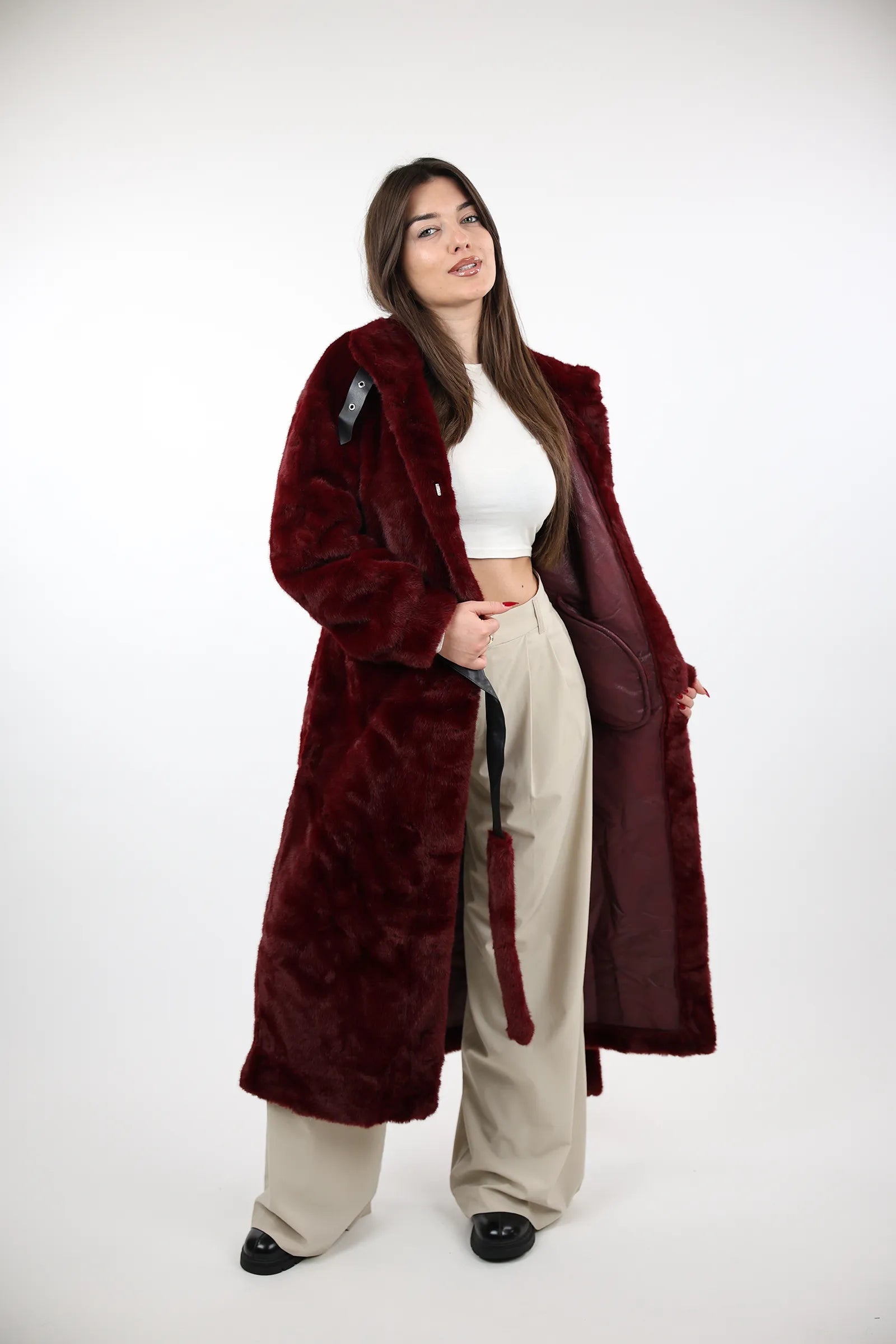 JAKNE Oversized  Faux Fur