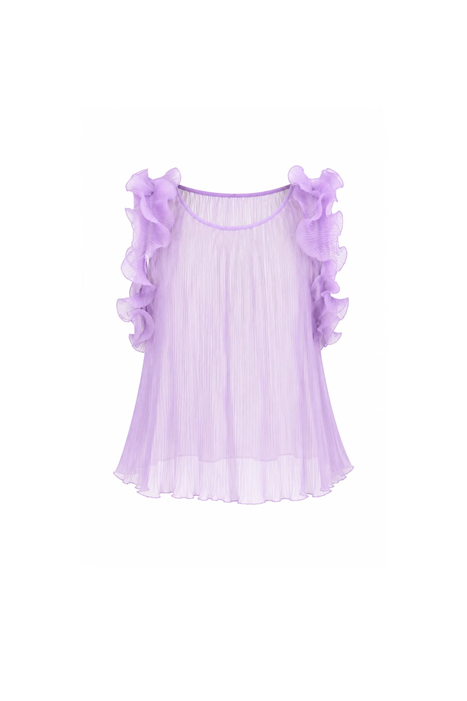 Maice ruffle sleeve