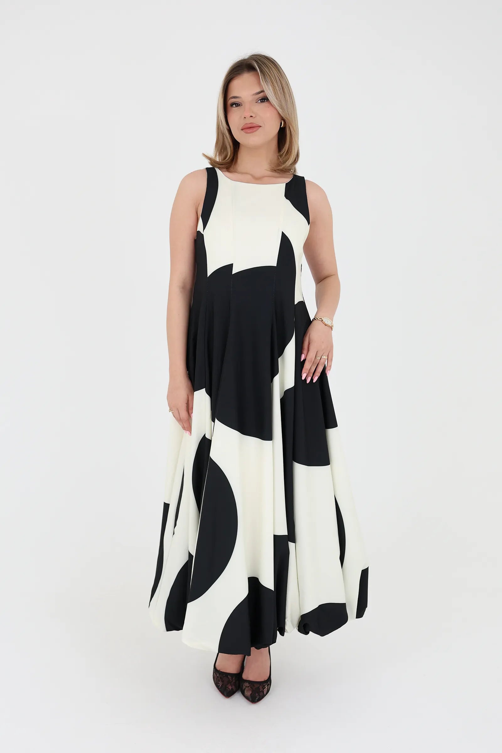 Fustan colorblock