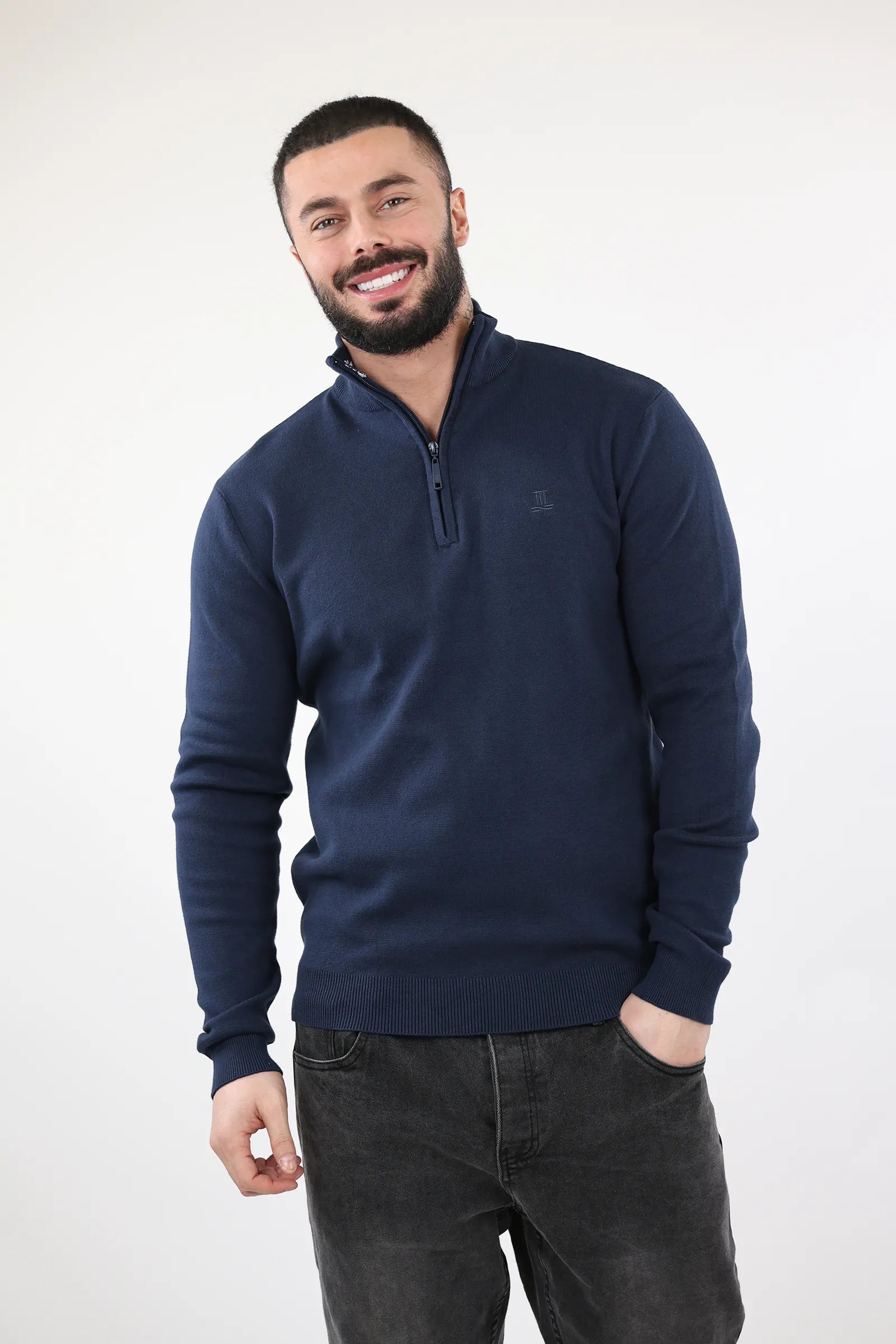XHEMPER Classic Mock Neck