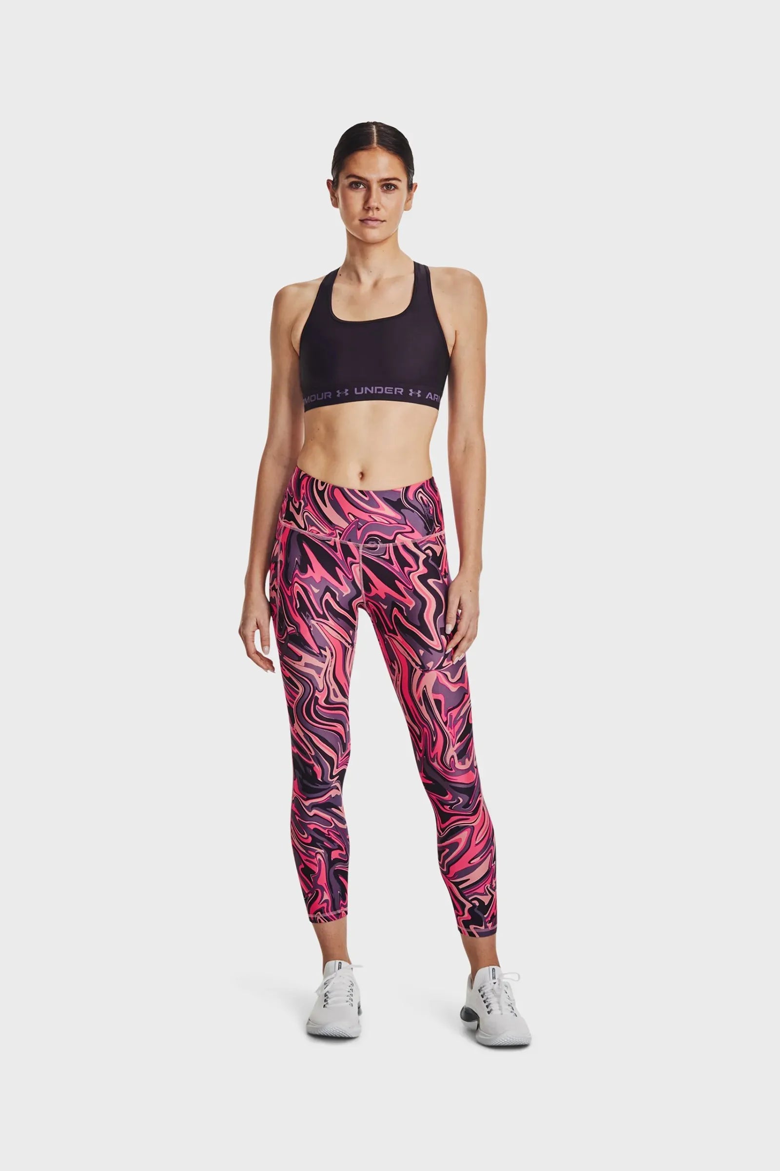hellanke Under Armour ARMOUR AOP ANKLE LEG W pink  1365338-603