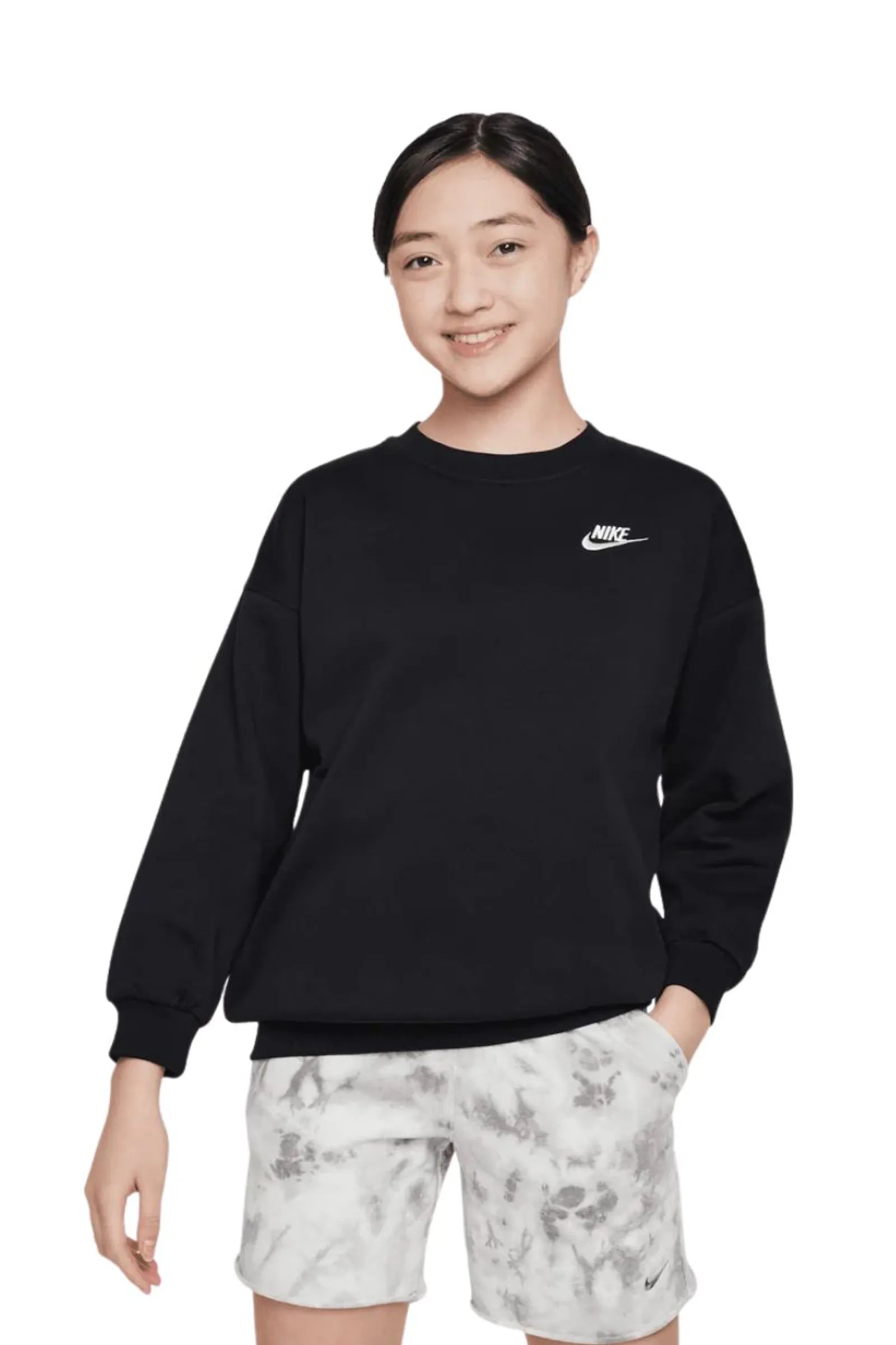 Duks nike sportswear club fleece oversized sweatshirt FD2923-010
