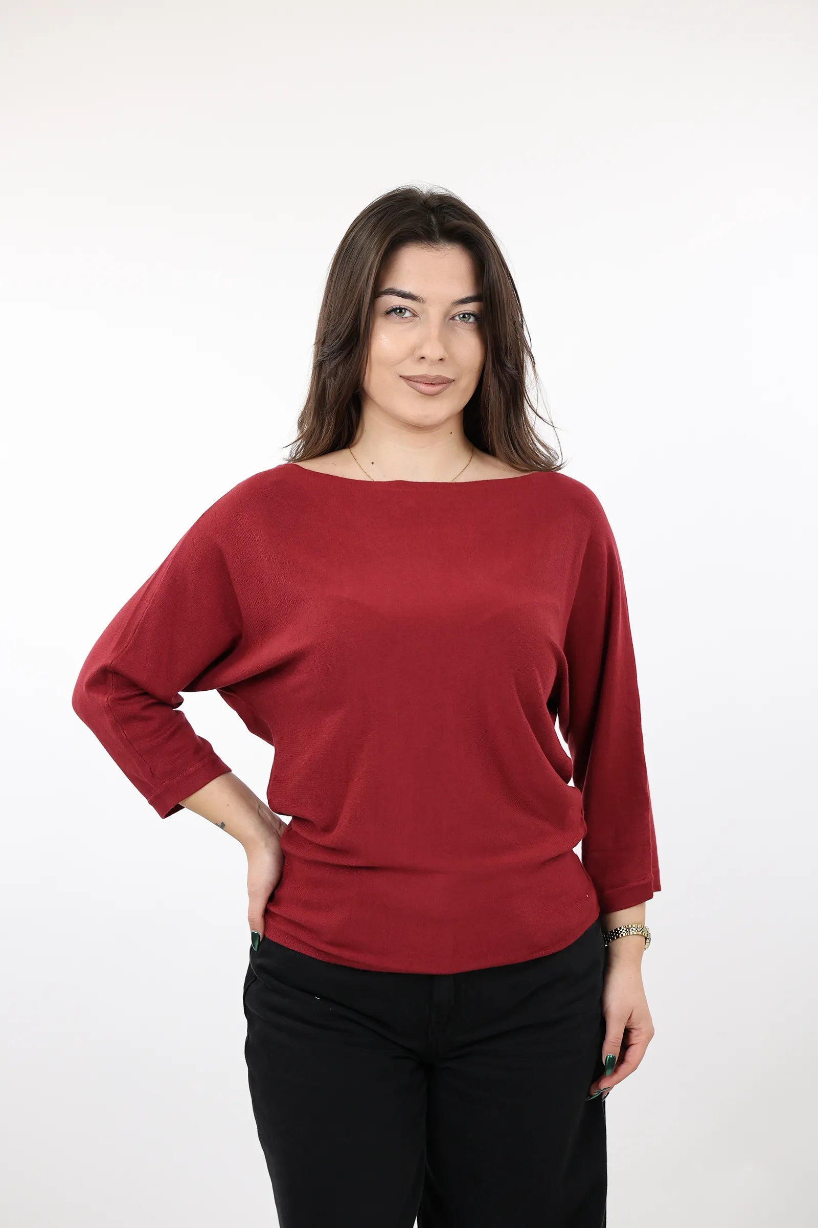 BLUZË Casual Knit Pullover