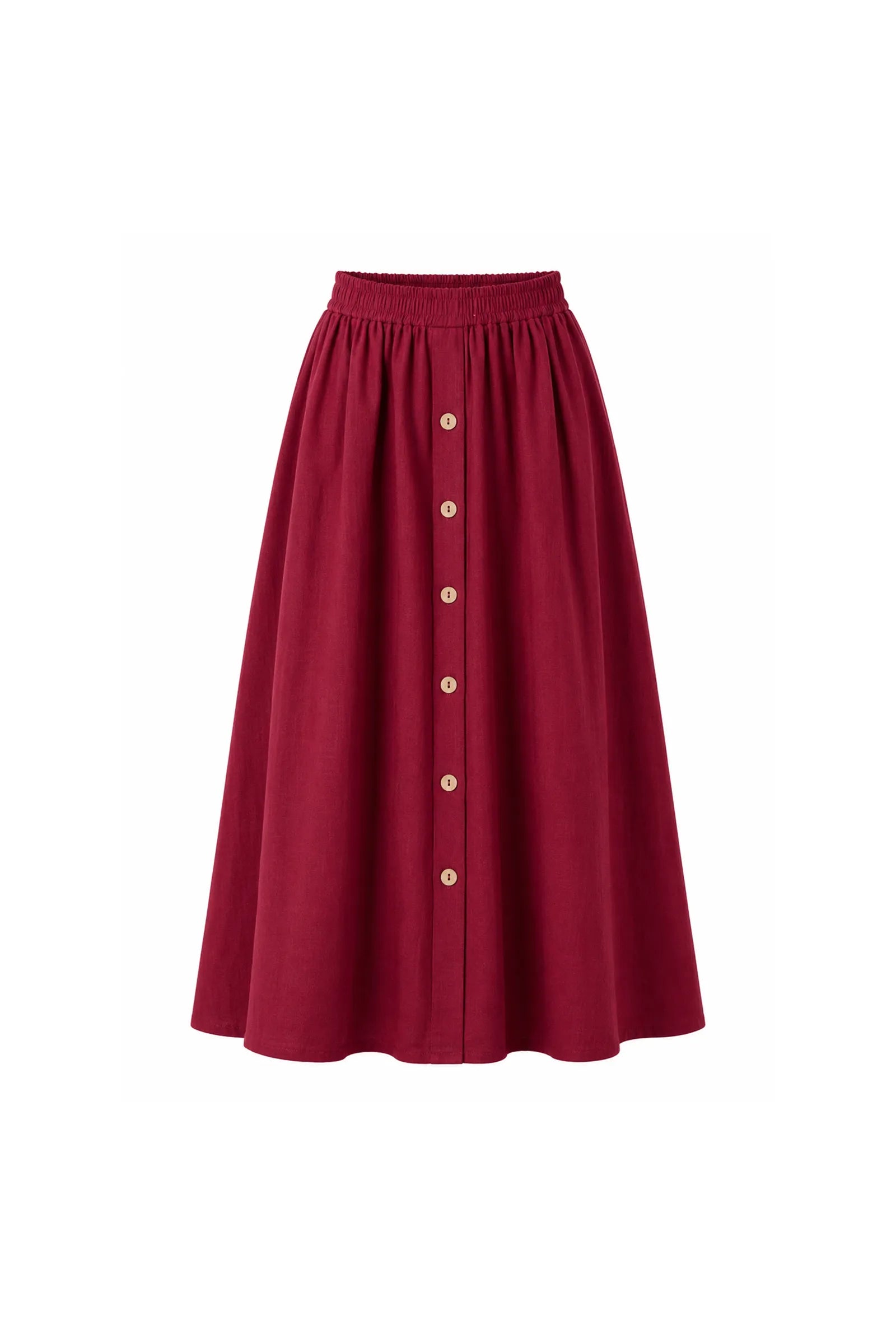 Fund elastic waist midi