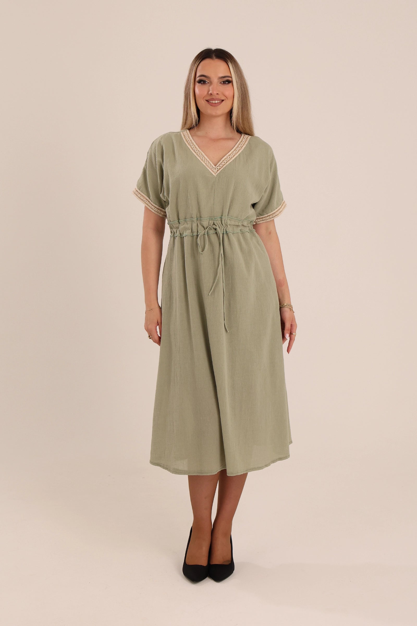Fustan boho midi
