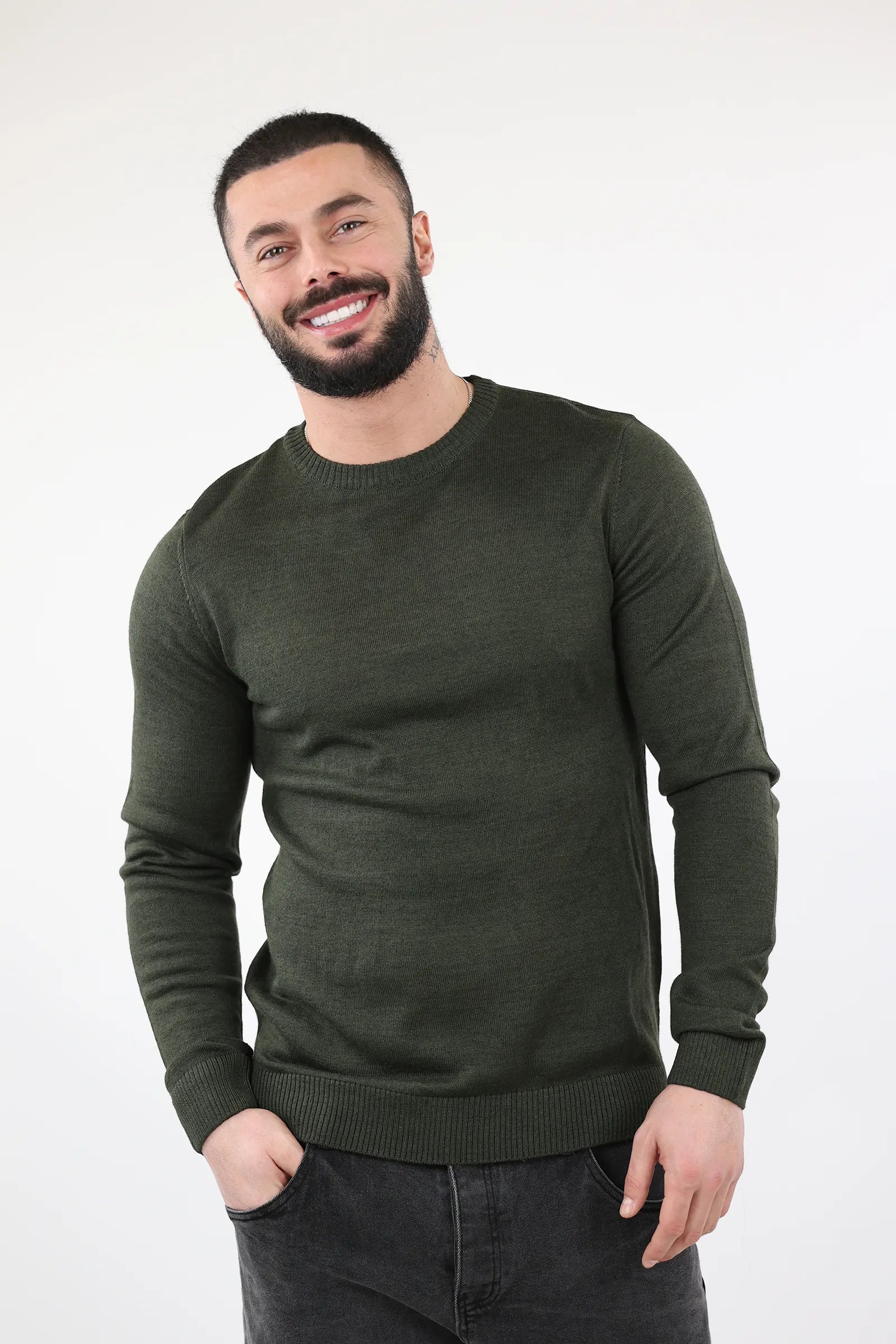 XHEMPER SLIM FIT Crewneck
