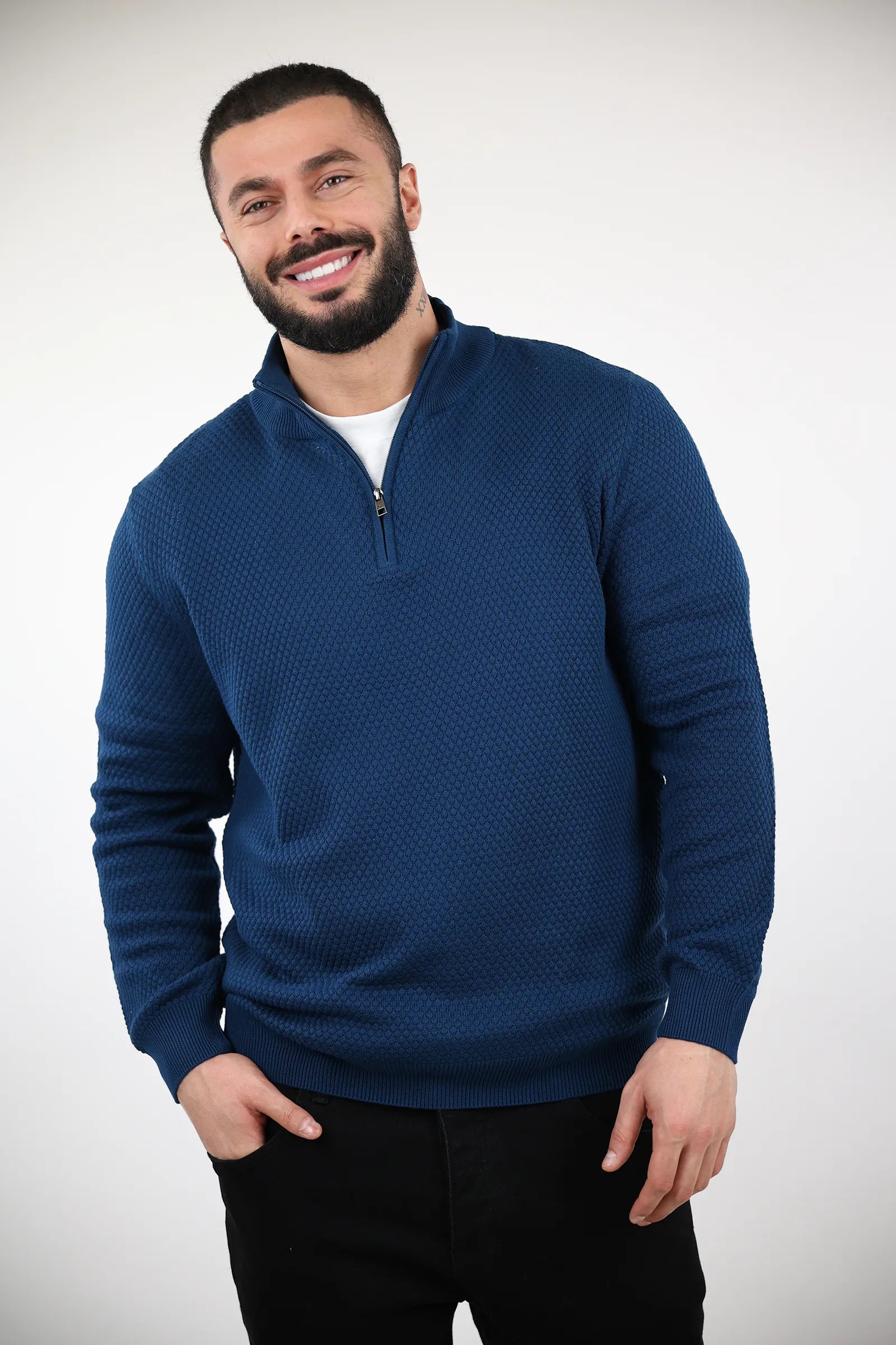 XHEMPER turtleneck zip