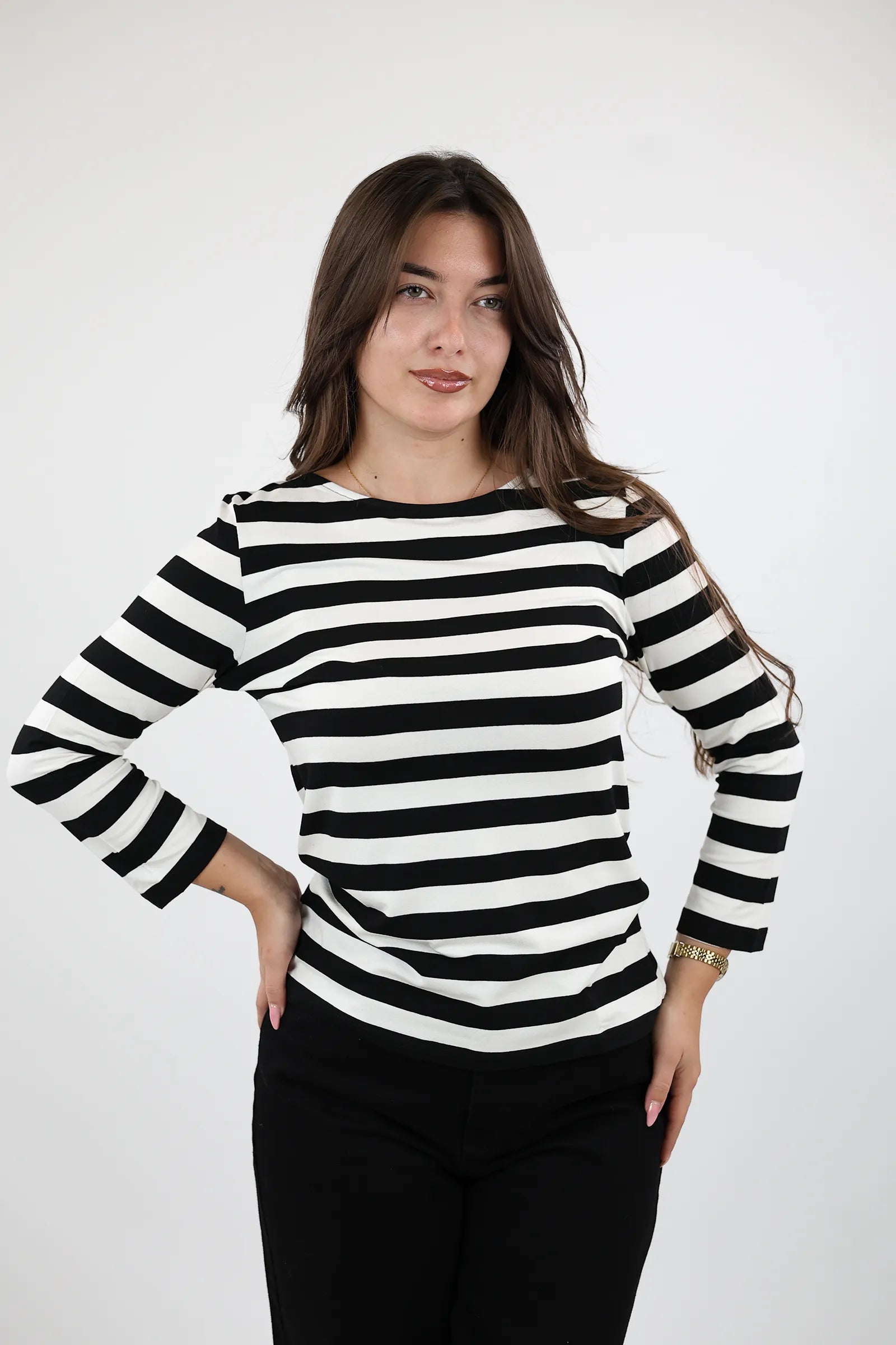 BLUZË COFFEE STRIPE